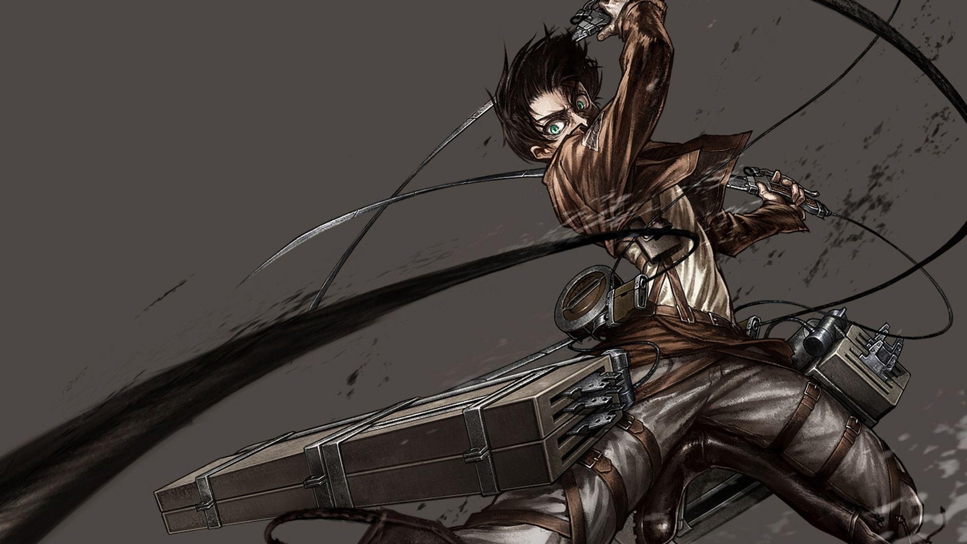 1920x1080 Eren Yeager 3DMG Attack on Titan Wallpaper, Desktop