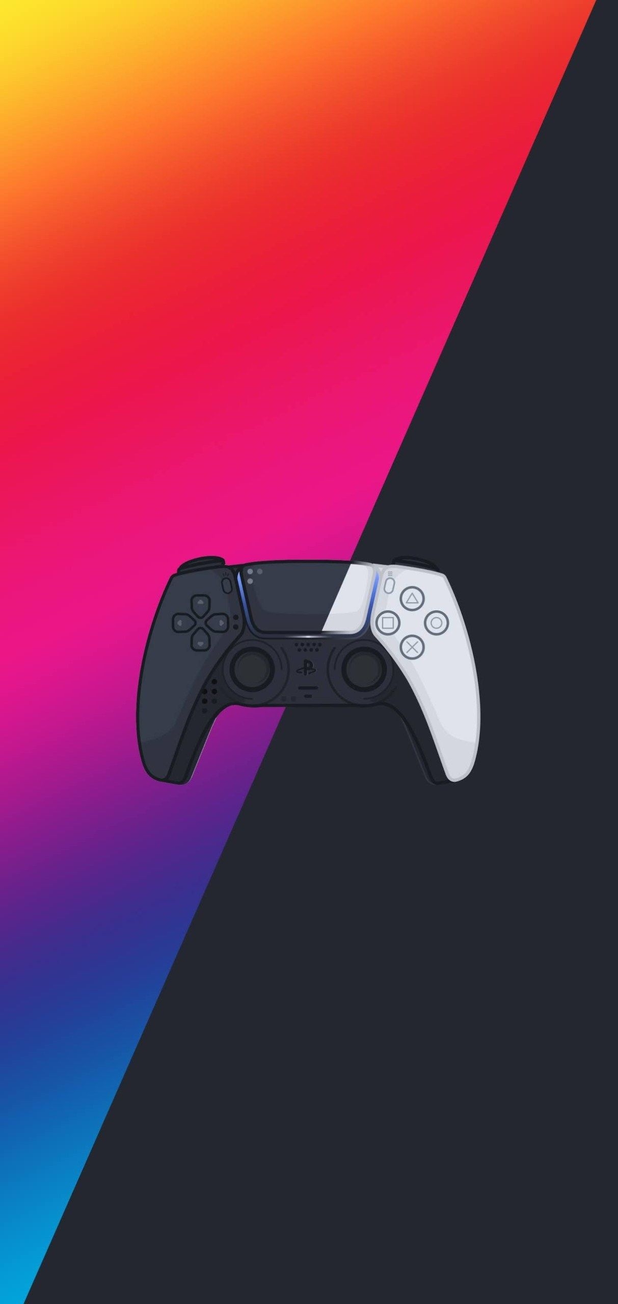 1220x2560 PS5 Controller Wallpaper 4K For Tech, Phone