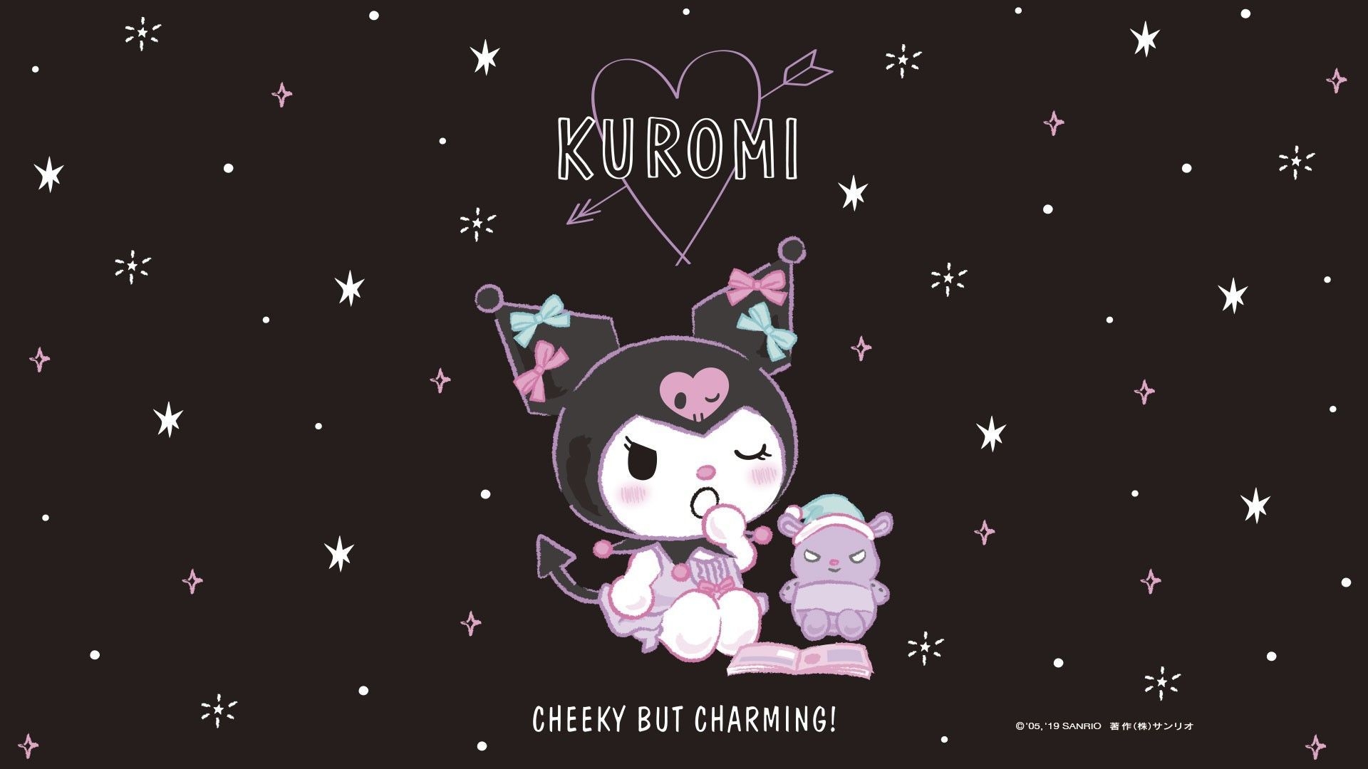 1920x1080 Kuromi Wallpaper. Sanrio wallpaper, My melody wallpaper, Hello kitty wallpaper hd, Desktop