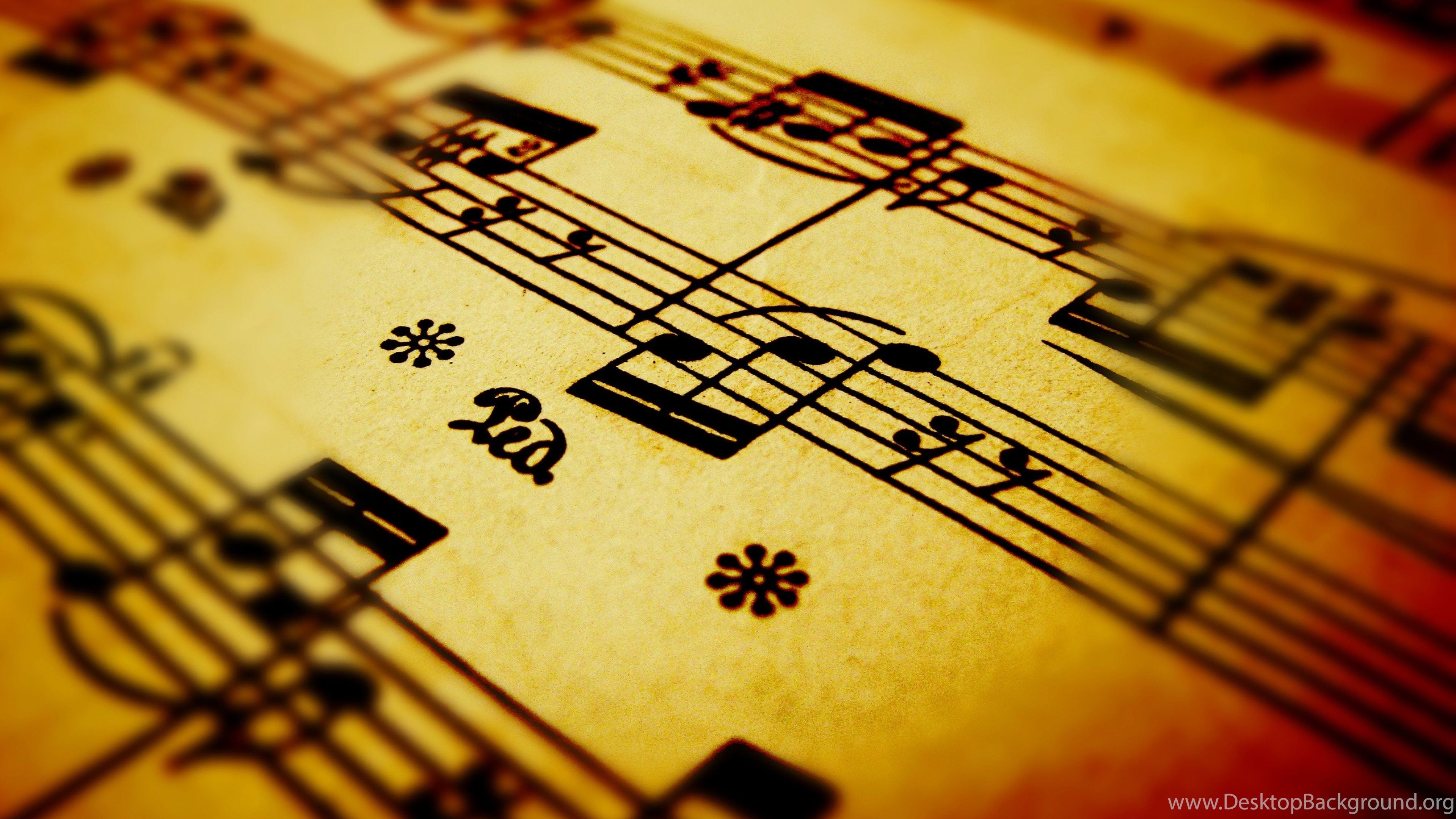 3840x2160 4K Ultra HD Sheet Music Wallpaper HD, Desktop Background, Desktop