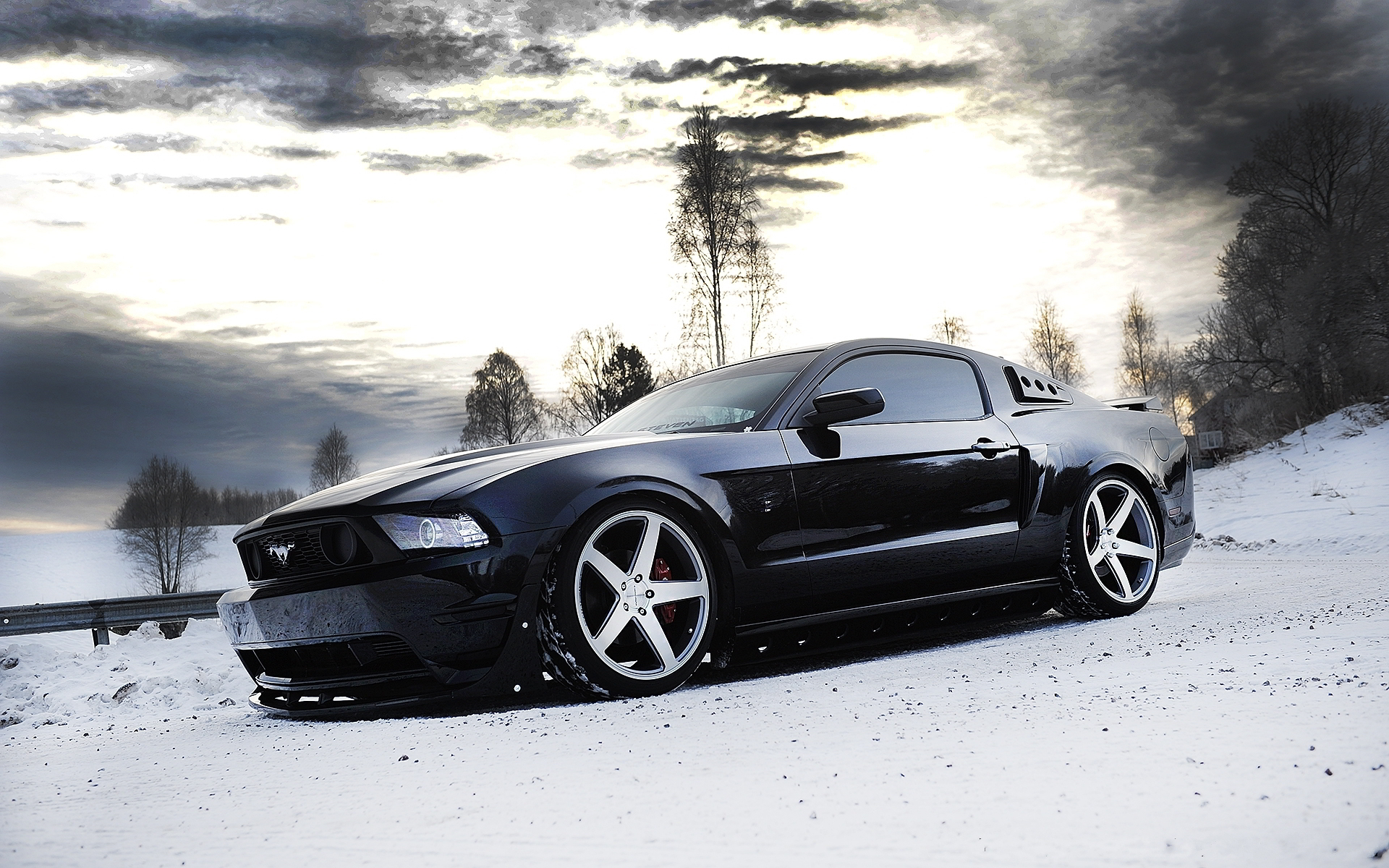 1920x1200 Ford Mustang Black Wallpaper, Desktop