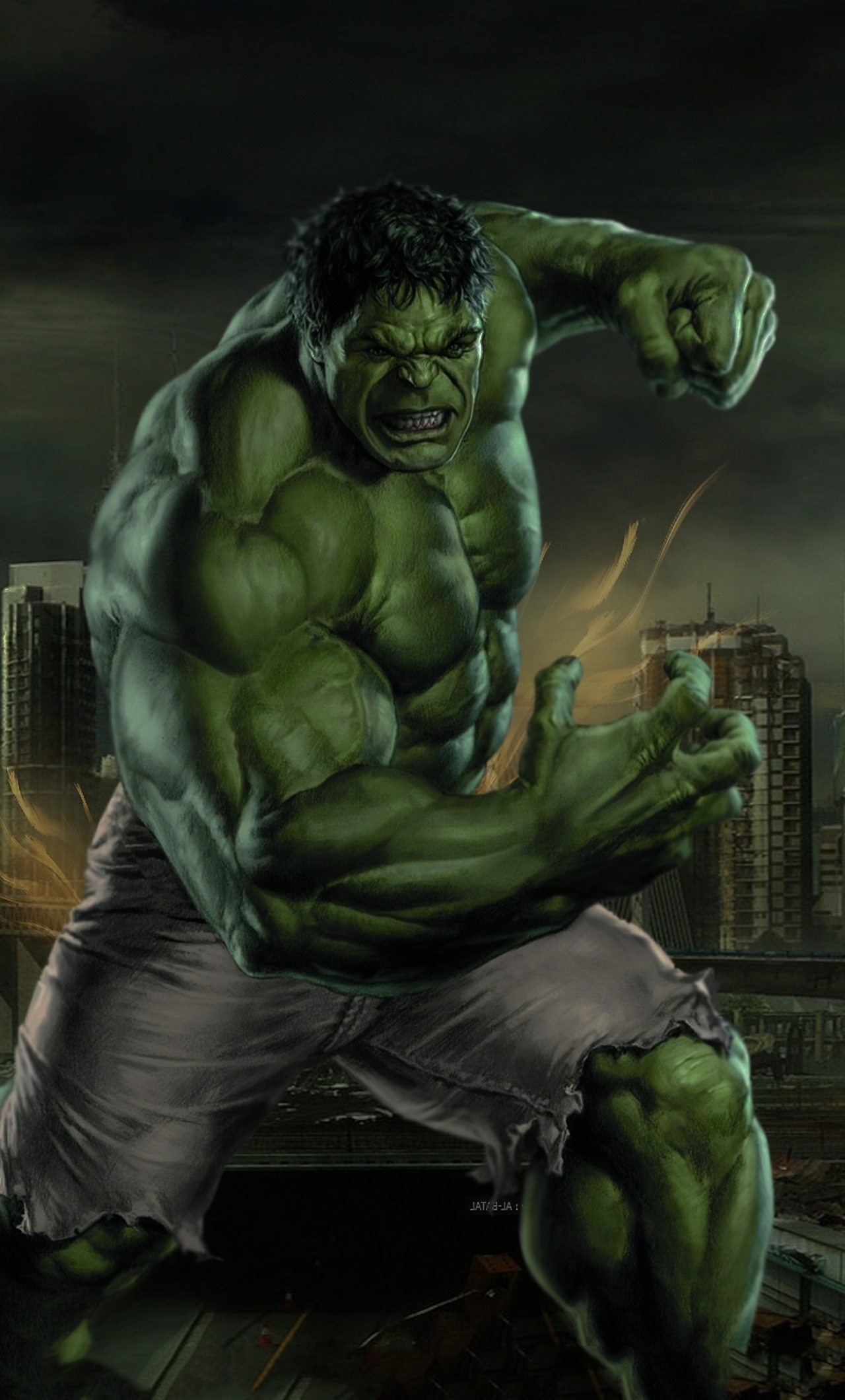 1280x2120 Download wallpaper  hulk, green man, smash it, iphone 6 plus,  HD background, 22047, Phone