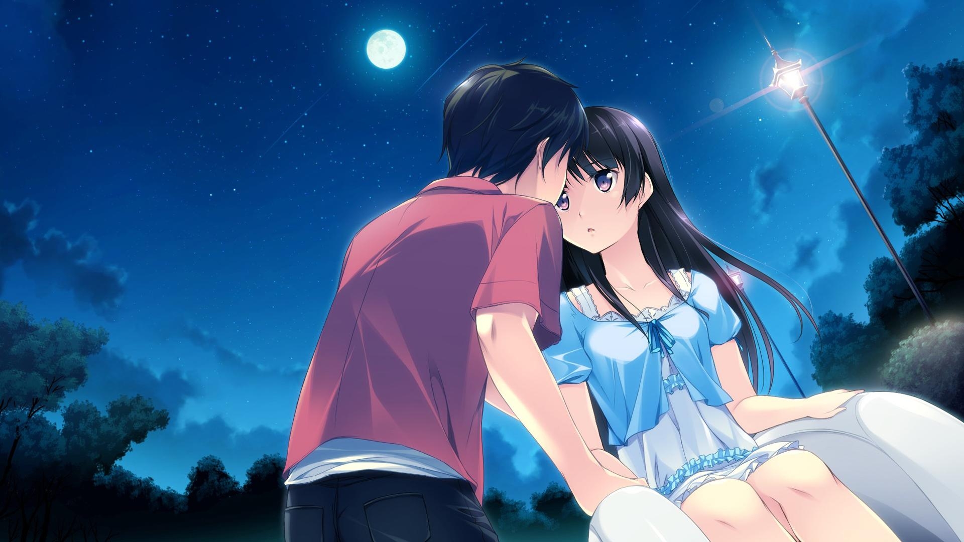 1920x1080 Anime Couple HD Wallpaper, Desktop