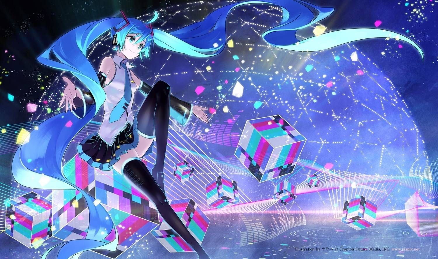 1500x890 Cool Hatsune Miku Wallpaper Free Cool Hatsune Miku Background, Desktop