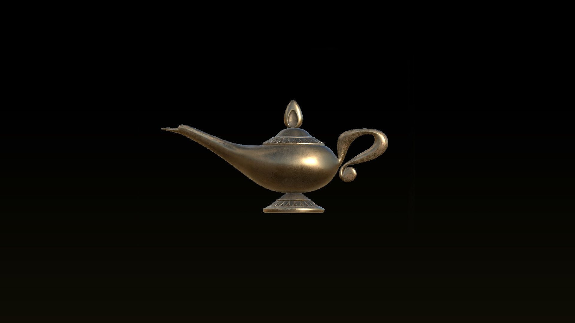 1920x1080 Aladdin Genie's lamp & Materials tests, Marco Refrigerato, Desktop