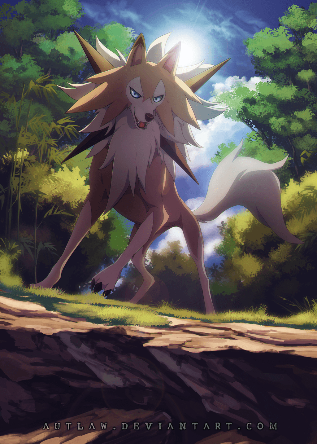 1030x1440 Resultado de imagen para lycanroc art. Pokemon. Art, Phone