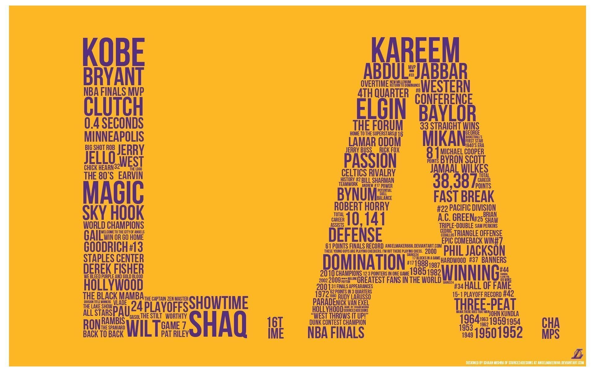 1920x1200 Los Angeles #California Lakers Kobe Bryant Magic Johnson Karen, Desktop