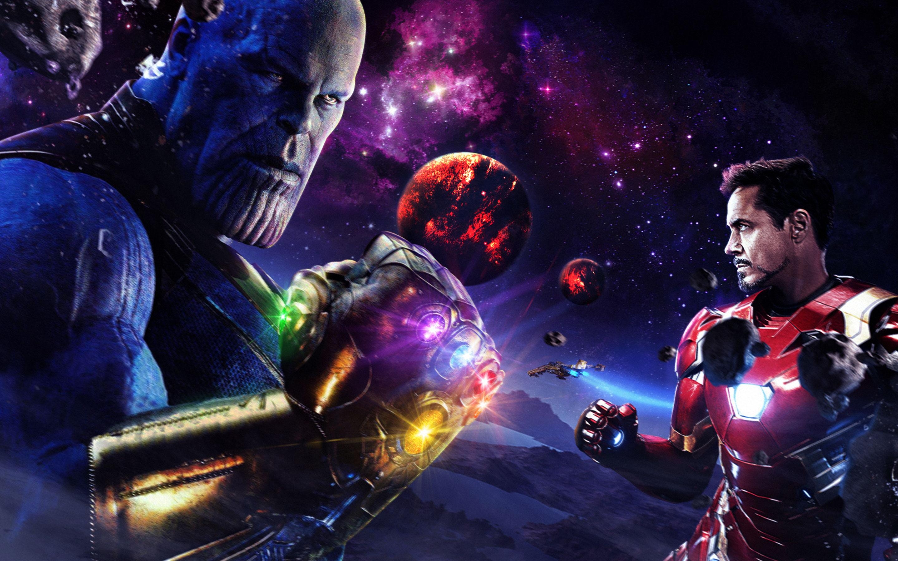 2880x1800 Iron Man Vs Thanos 5K rs Desktop Wallpaper, Desktop