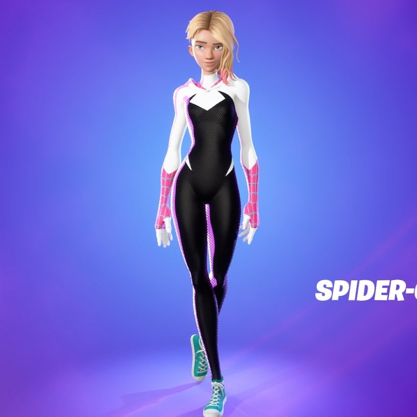 820x820 Spider Gwen Fortnite Wallpaper, Phone