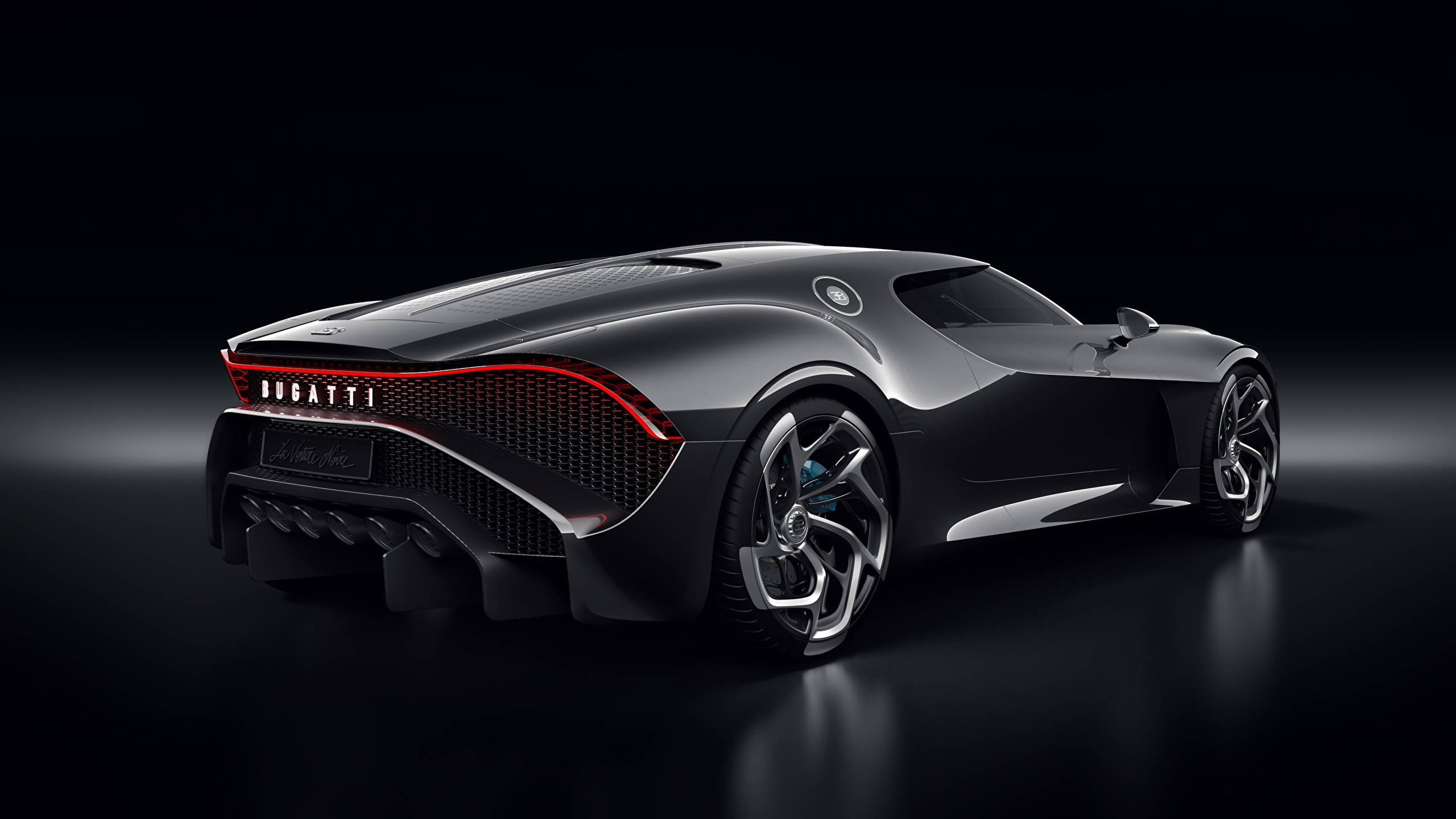 2560x1440 Download  Car Black Bugatti La Voiture Noire Wallpaper, Desktop