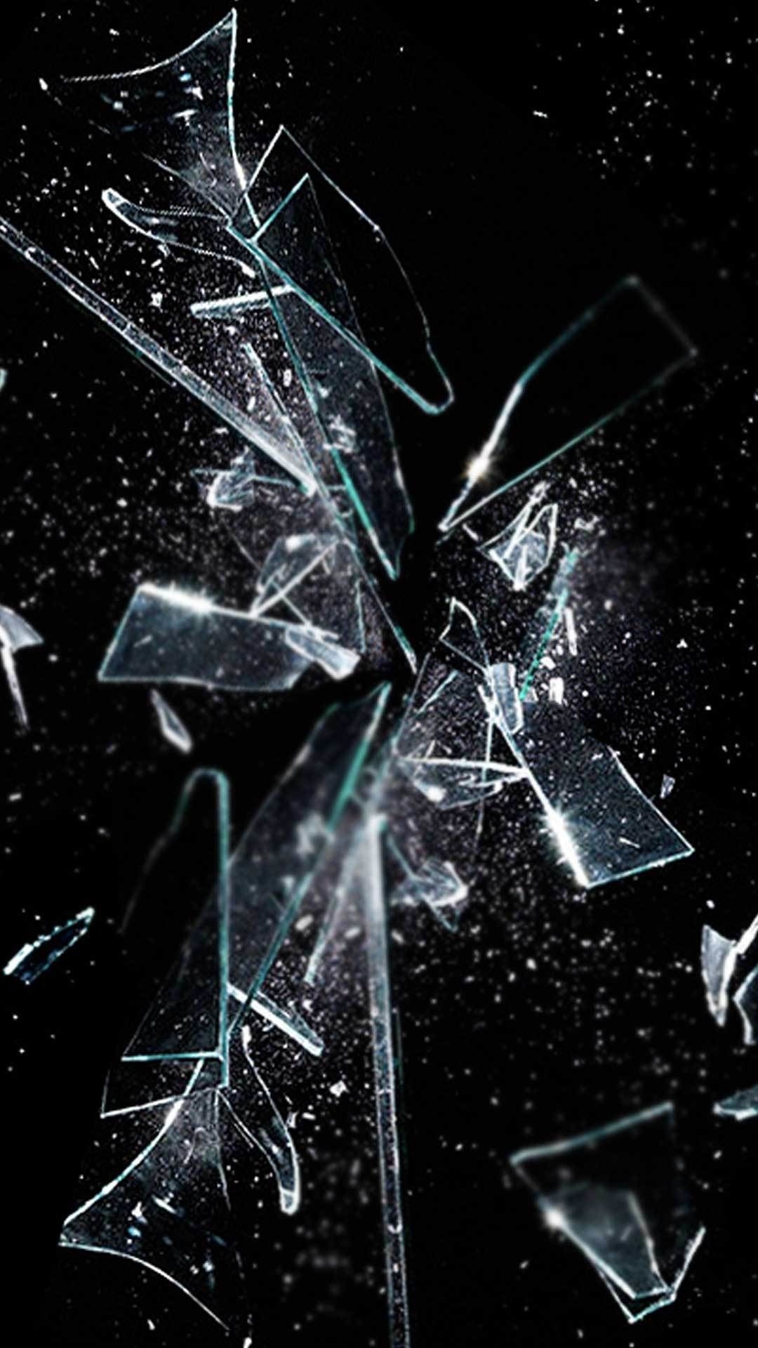 1080x1920 Realistic Cracked Screen Wallpaper Asus Zenfone Max Pro M2, Phone