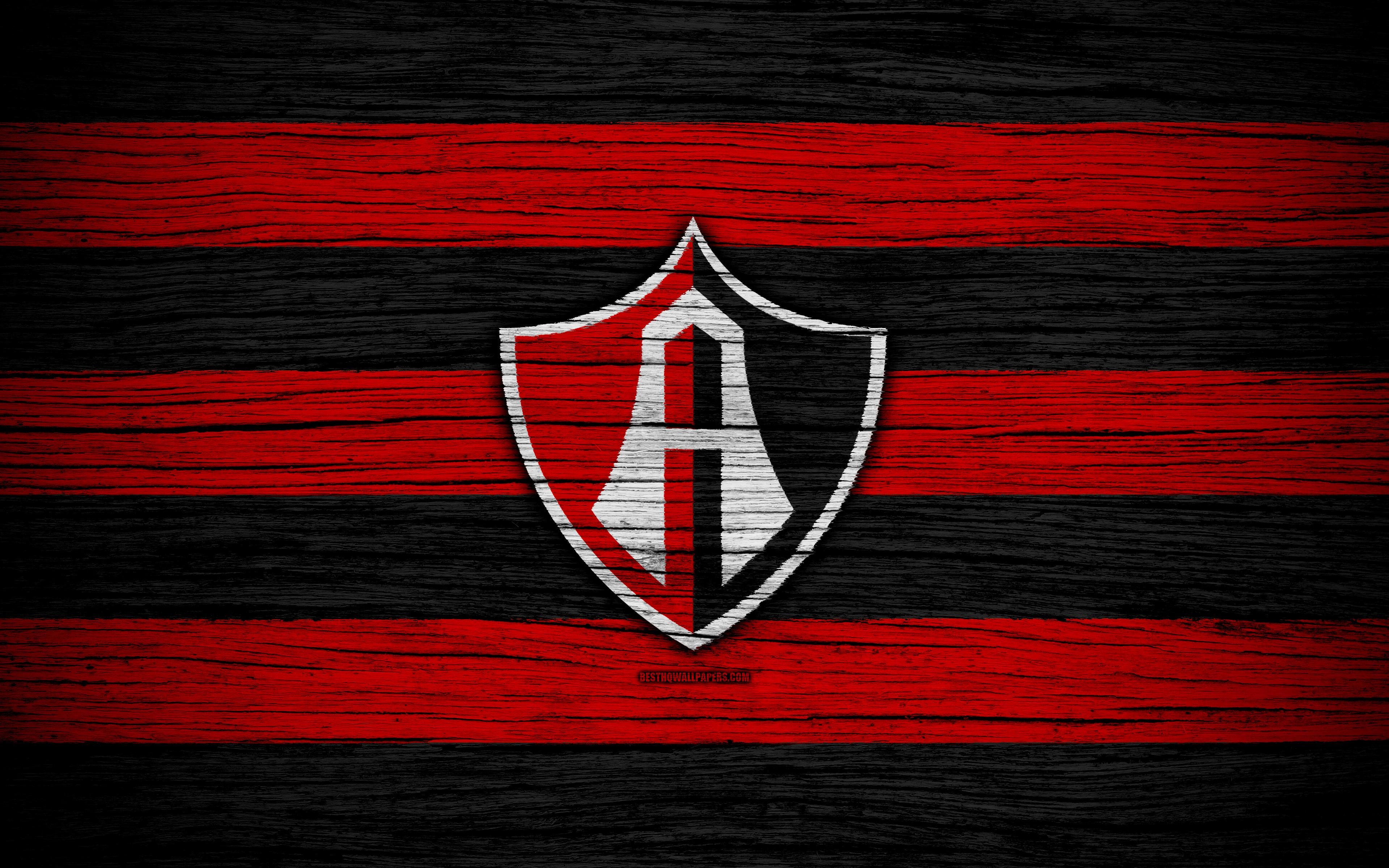 3840x2400 Download wallpaper Atlas FC, 4k, Liga MX, football, Primera, Desktop