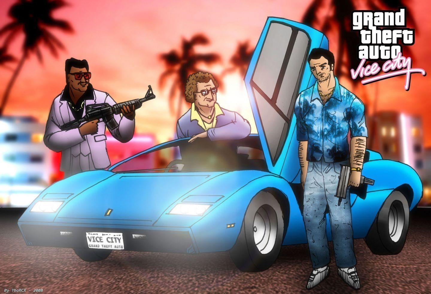 1440x990 Grand Theft Auto Vice City HD Wallpaper, Desktop