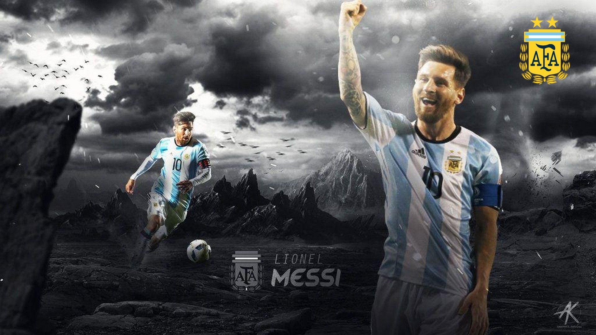 1920x1080 Wallpaper HD Messi Argentina Football Wallpaper, Desktop