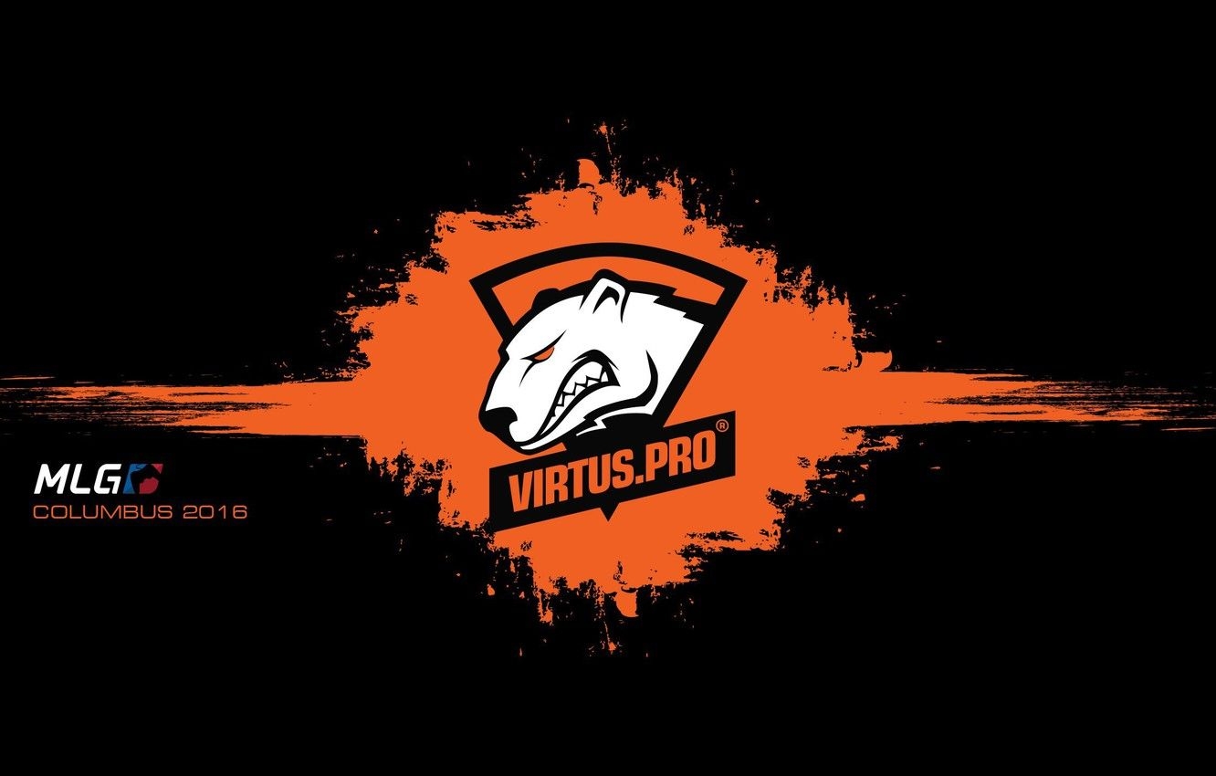 1340x850 Wallpaper Logo, Counter Strike, Black Background, Csgo, Virtus.pro, Desktop