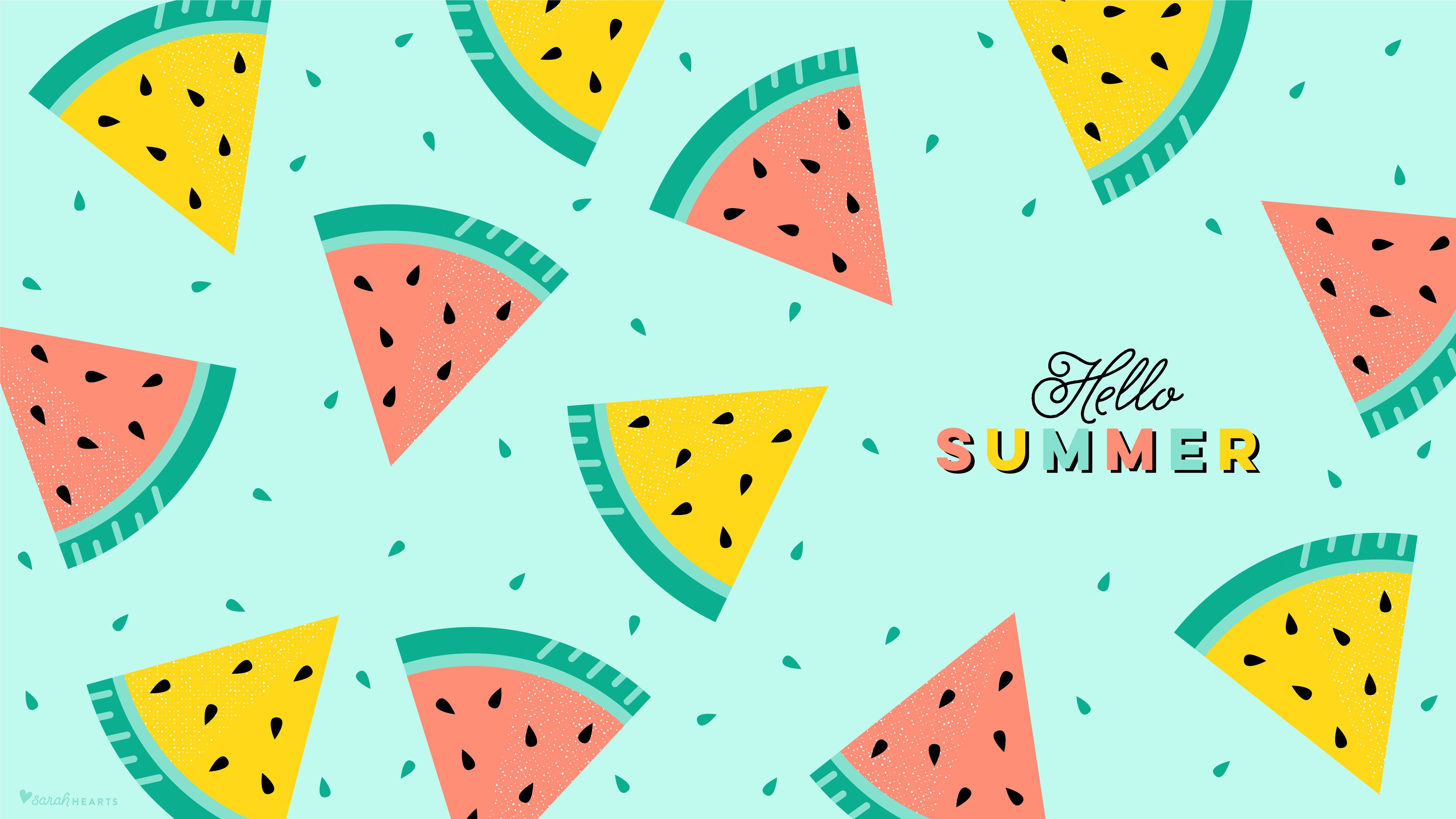 5340x3010 Cute Summer Laptop Wallpaper, Desktop