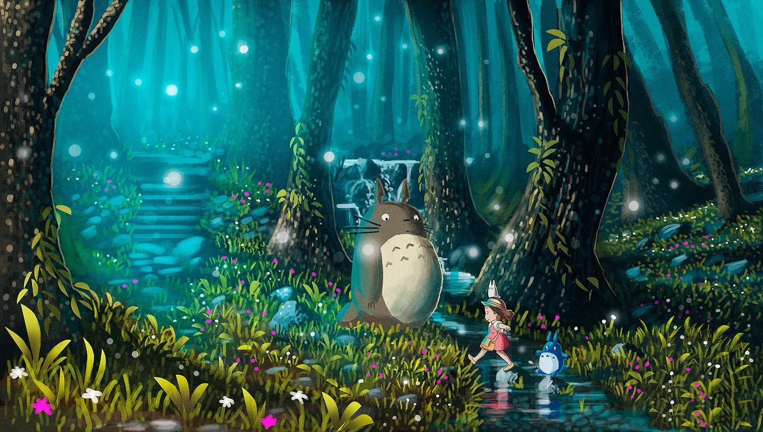 1500x860 Desktop Totoro Wallpaper HD, Desktop