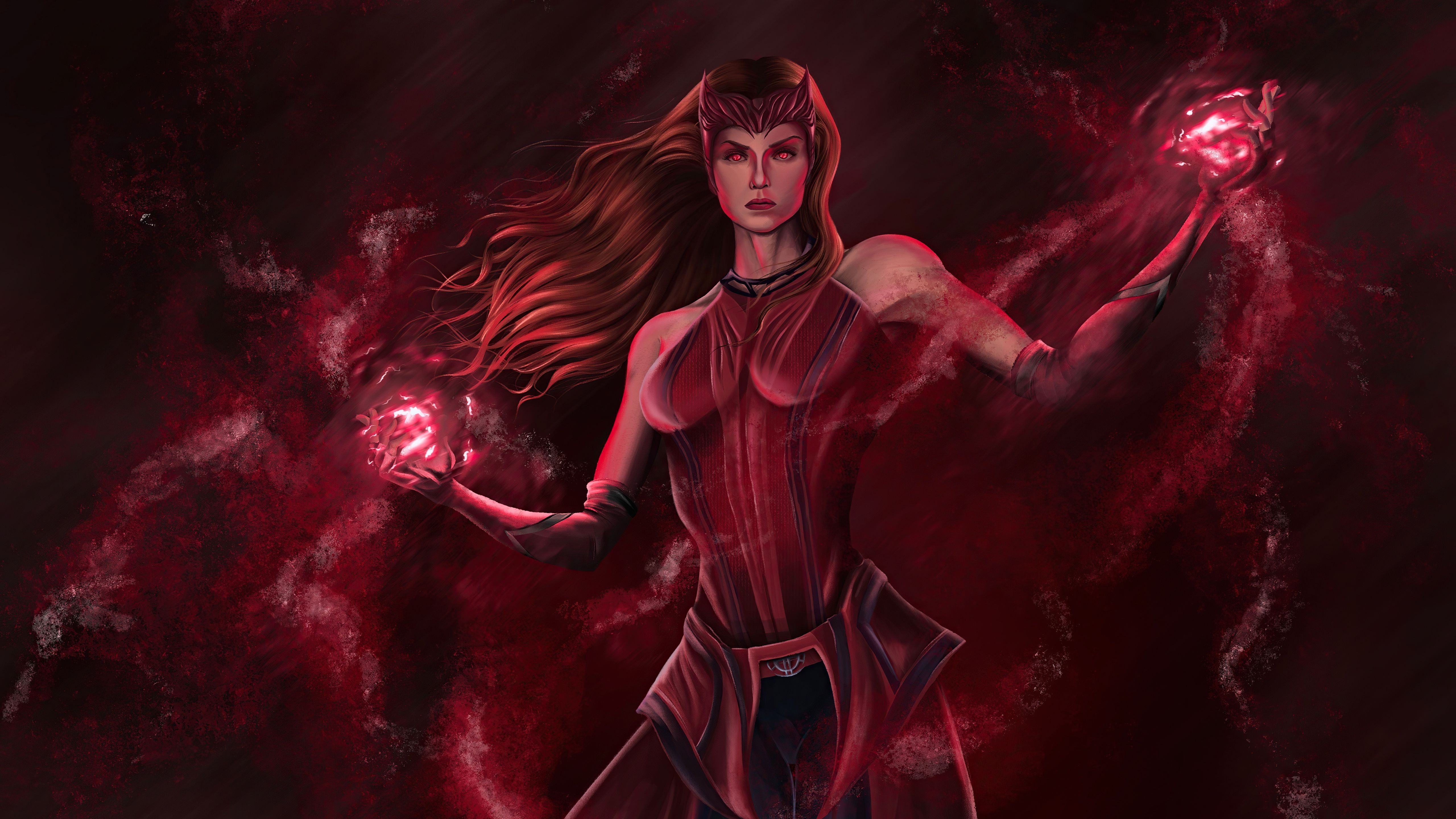 5120x2880 The Scarlet Witch Wanda Maximoff From Marvel, HD Tv Shows, 4k Wallpaper, Image, Background, Photo and Picture, Desktop