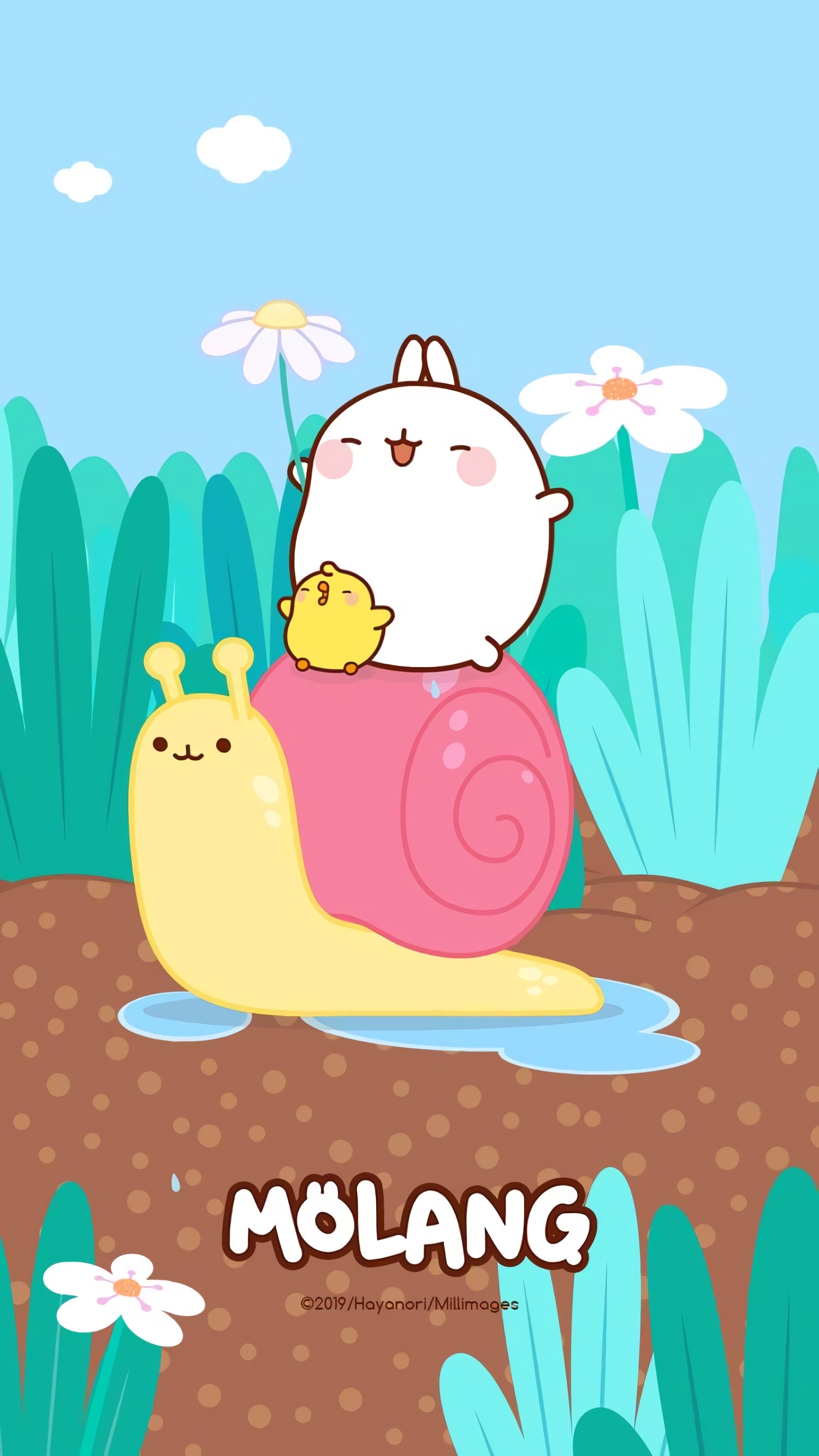 1500x2670 Molang And Piu Piu Wallpaper, Phone