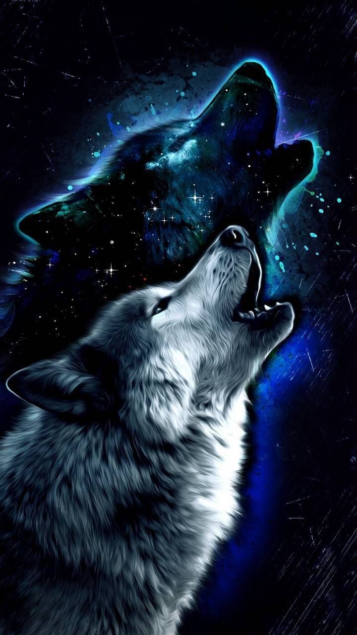 720x1280 Galaxy Wolf Wallpaper for mobile phone, tablet, desktop computer and other devices HD and 4K wallpaper. Wolf wallpaper, Anime wolf, Galaxy wolf, Phone