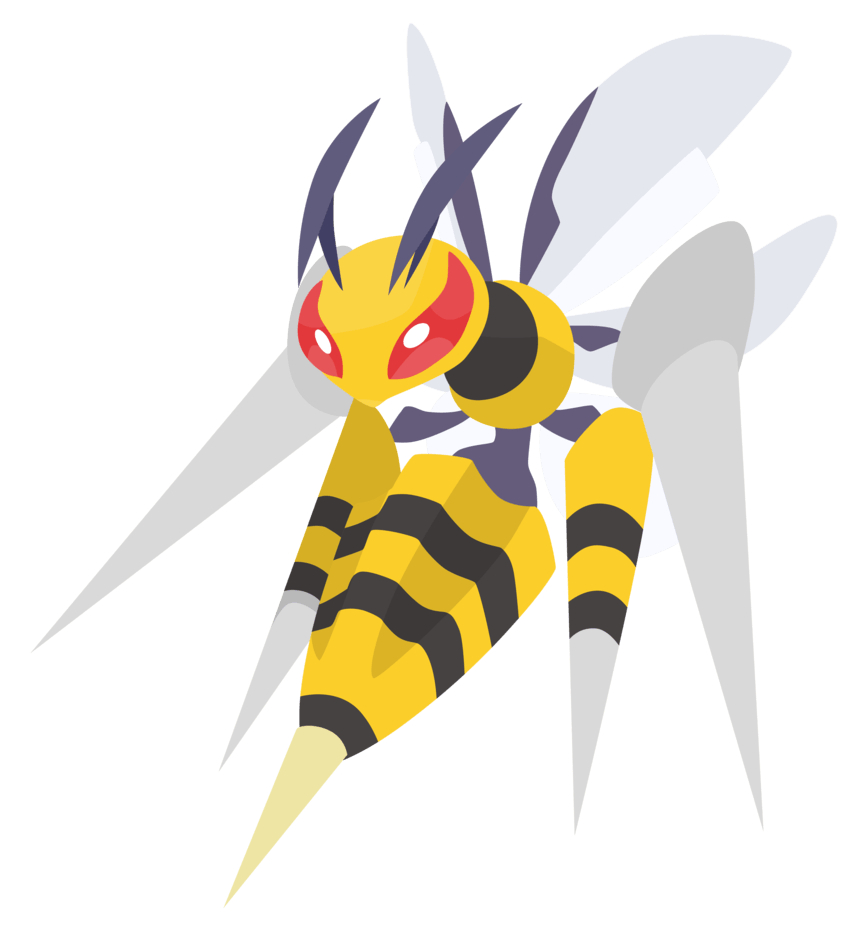 860x940 Mega Beedrill ORAS Vector, Phone