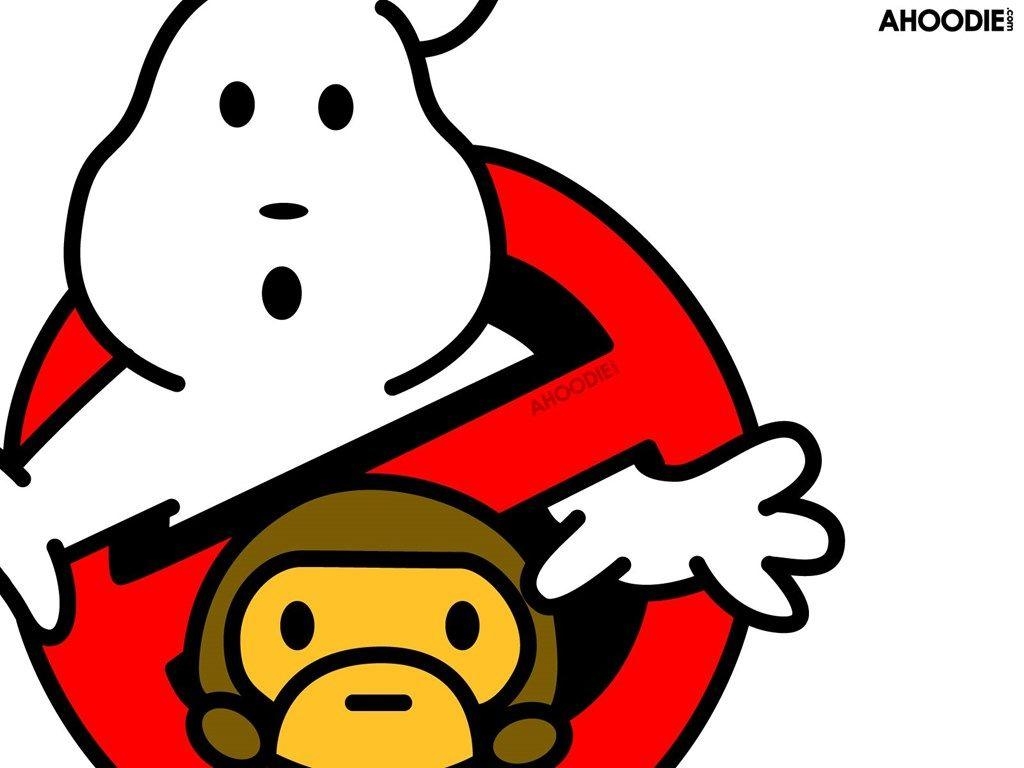 1030x770 Wallpaper Bathing Ape Chocolate X Baby Milo Ghostbusters, Desktop