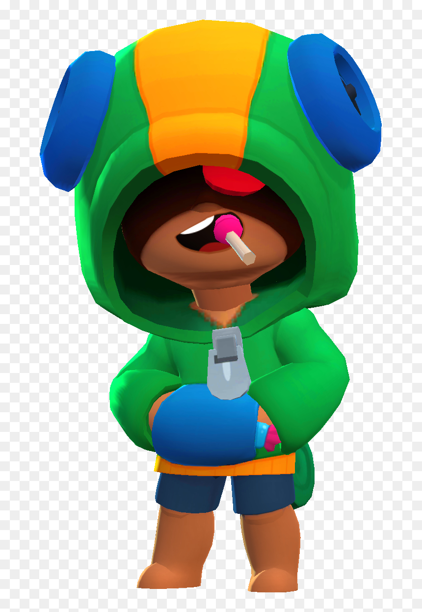 860x1250 Transparent Leon Png Brawl Stars Png, Png Download, Phone