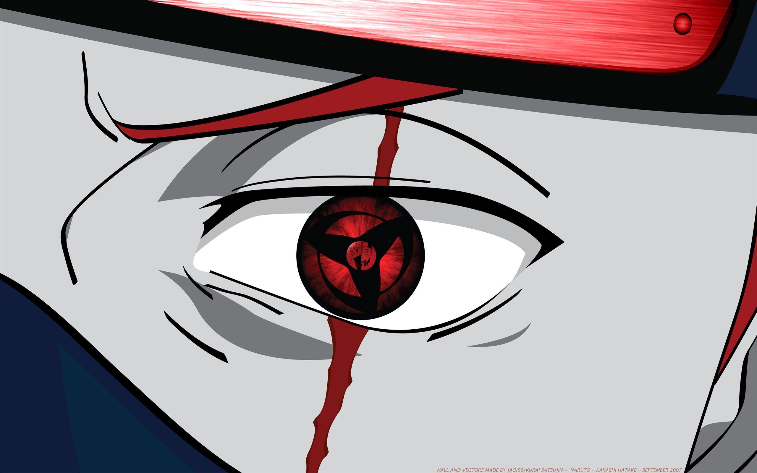 2560x1600 Naruto: Shippuden, Mangekyou Sharingan, Kakashi Hatake, Desktop