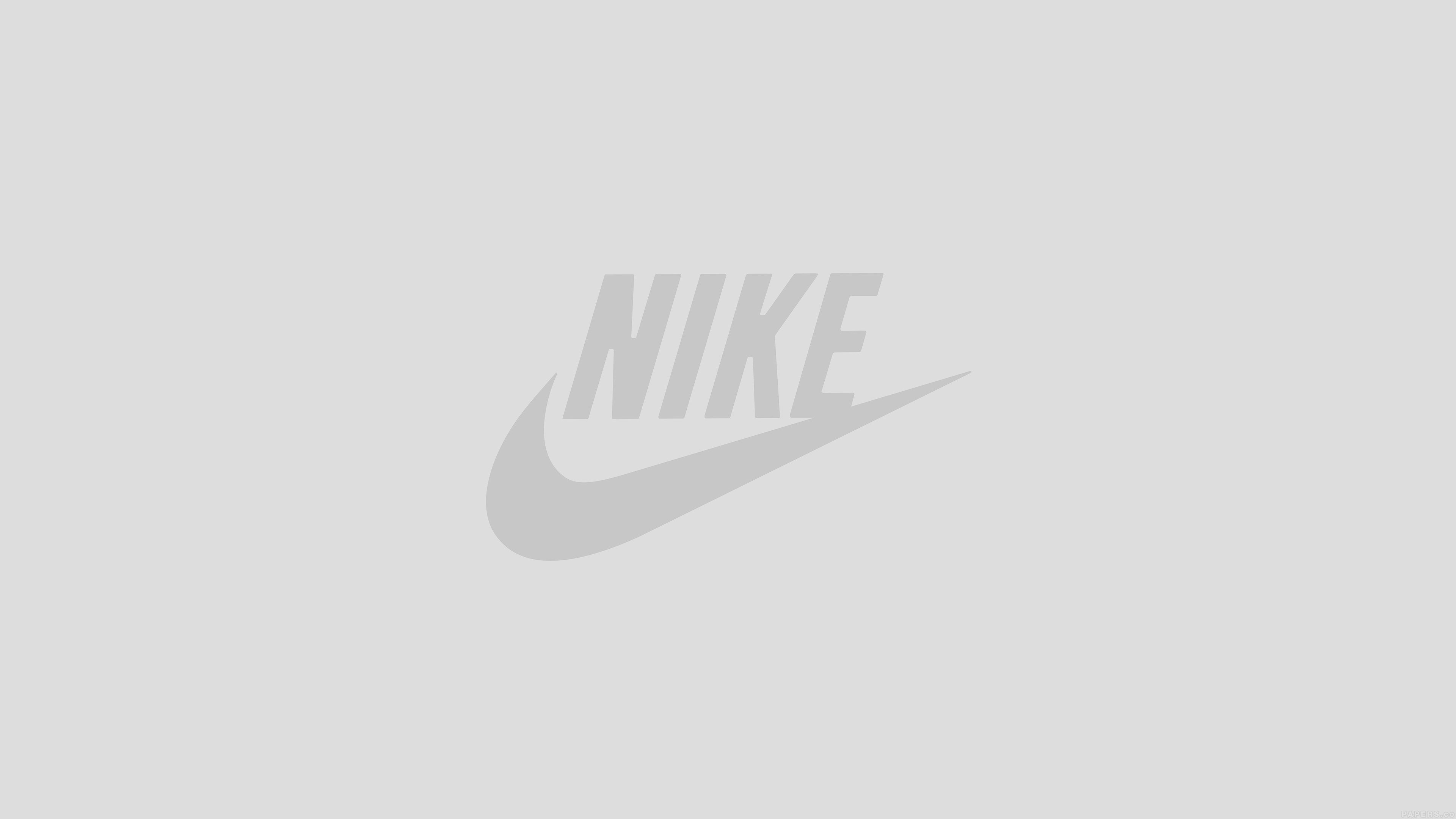 3840x2160 wallpaper for desktop, laptop. nike logo sports art minimal simple white, Desktop