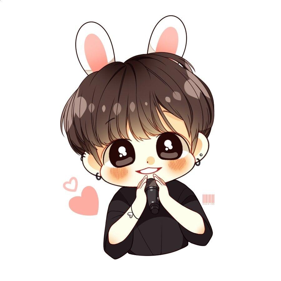 900x900 Aww so cute. Jungkook fanart, Bts chibi, Chibi, Phone