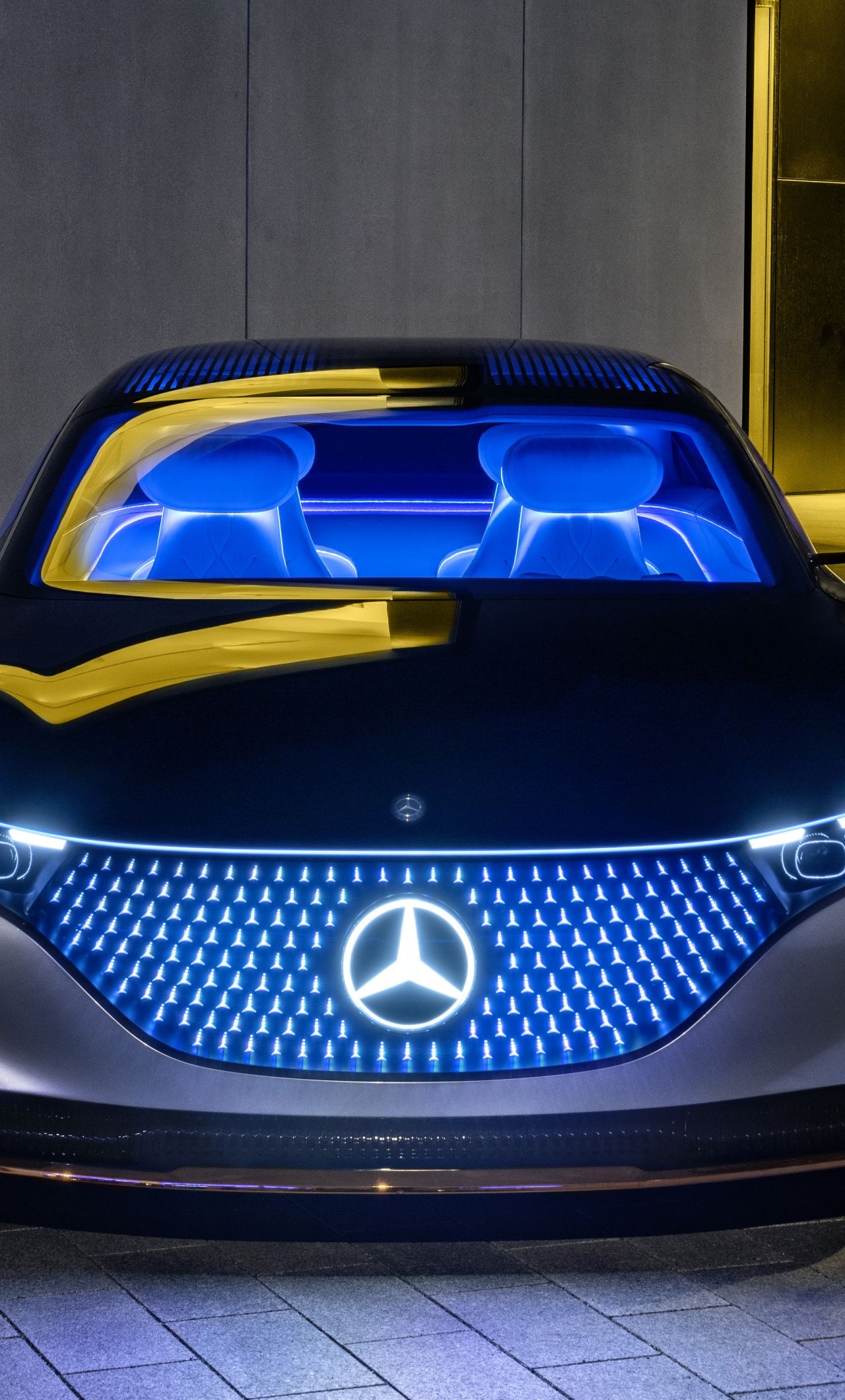 1280x2120 Download Mercedes Benz Vision EQS, Electric Cars Wallpaper, 1280x IPhone 6 Plus, Phone