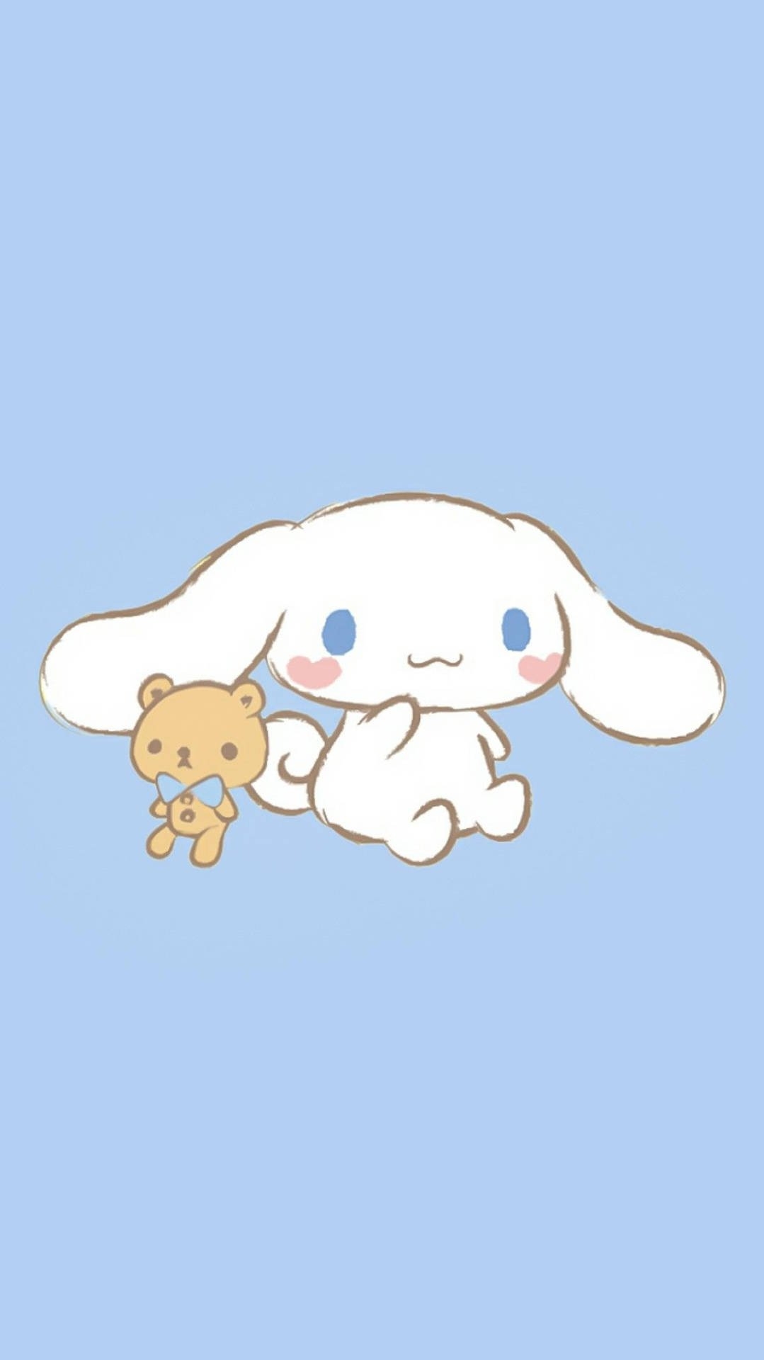 1080x1920 Download Cinnamoroll With Brown Teddy, Phone