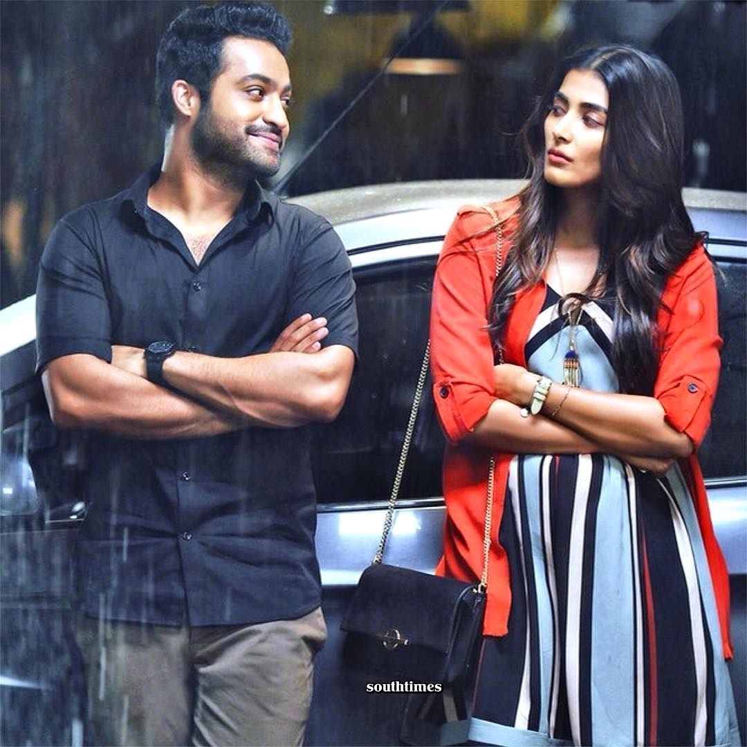 1080x1080 A new still from Aravindha Sametha. #jrntr #poojahegde, Phone