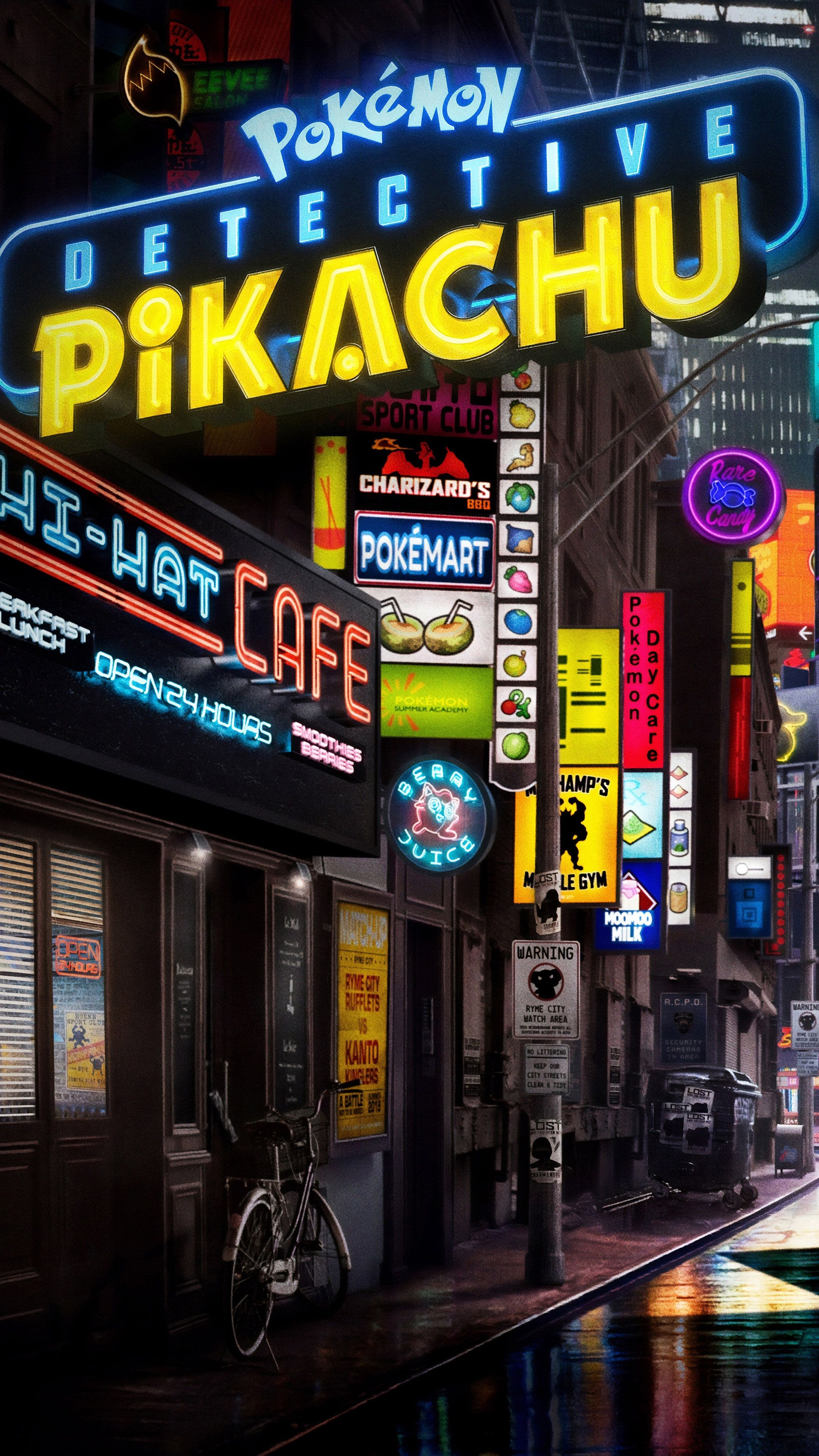 2160x3840 Pokémon Detective Pikachu 4K Ultra HD Mobile Wallpaper, Phone