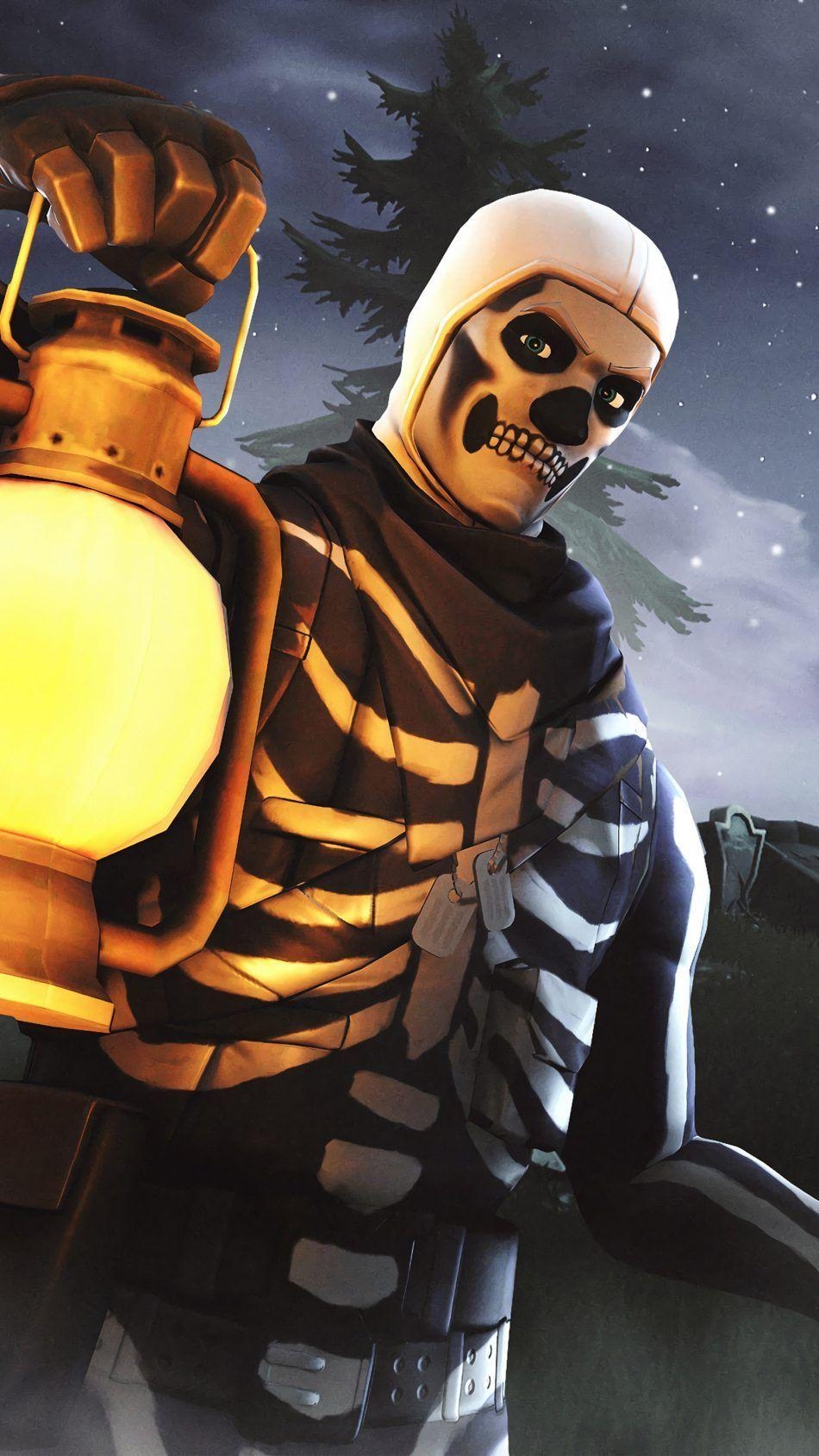 950x1690 Skull Trooper Fortnite Season 6. Fortnite Wallpaper. Wallpaper, Phone