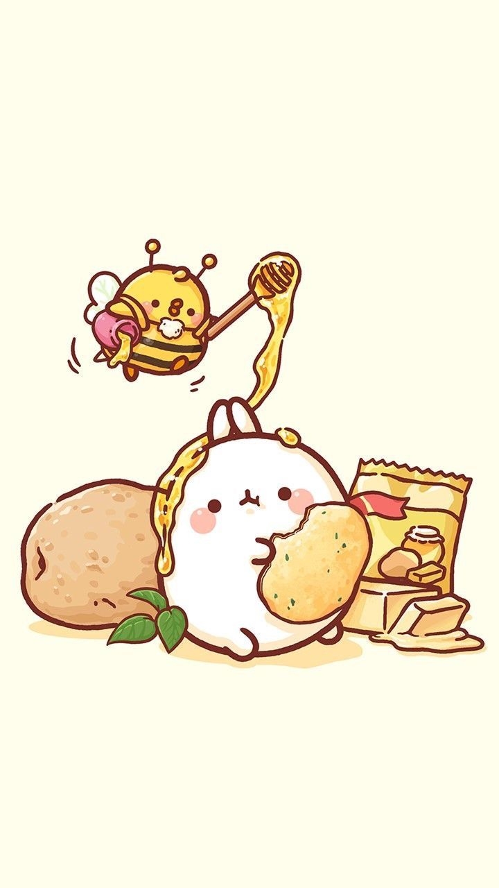 720x1280 Kawaii Animal Food Wallpaper Free Kawaii Animal Food Background, Phone