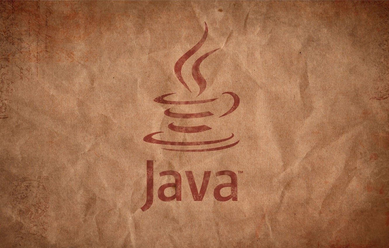 1340x850 Wallpaper logo, programming, Java, Cup of coffee image, Desktop