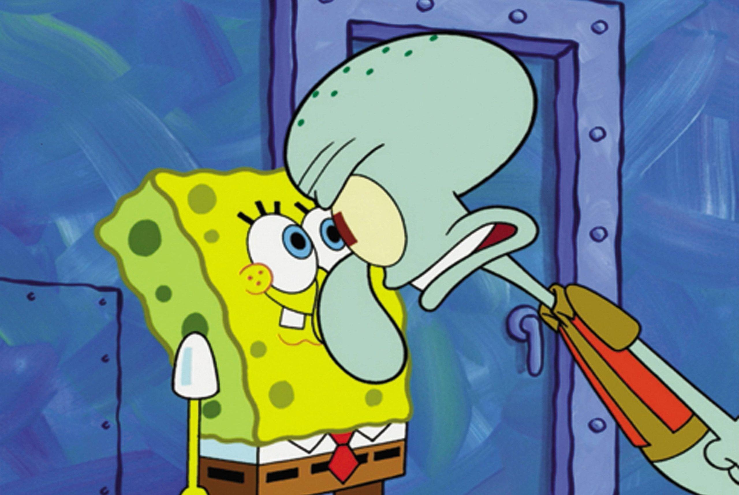 2560x1720 Spongebob Squarepants Squidward Face Wallpaper, Desktop