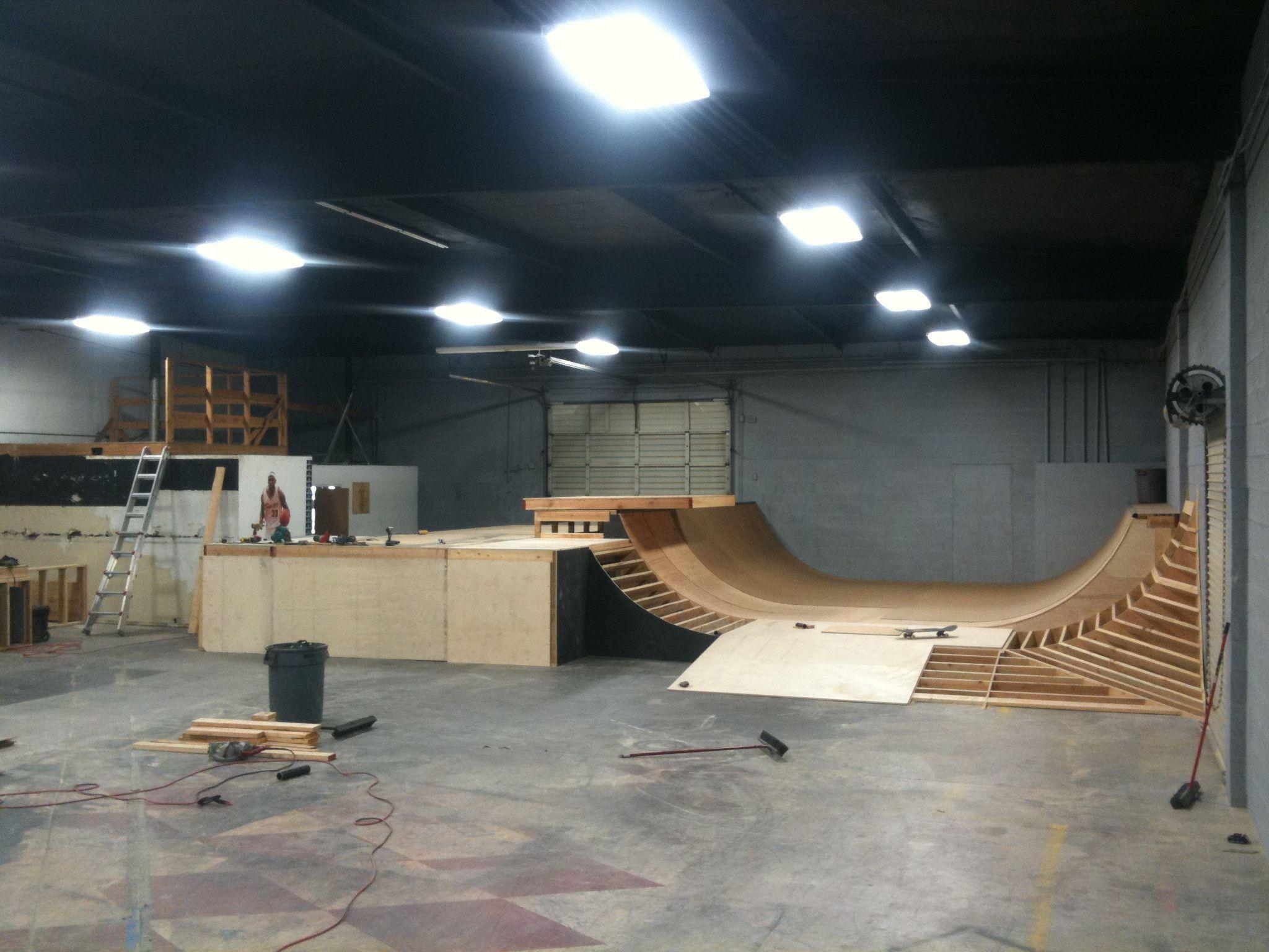 2050x1540 P Rod Warehouse Construction Underway. California Skateparks, Desktop