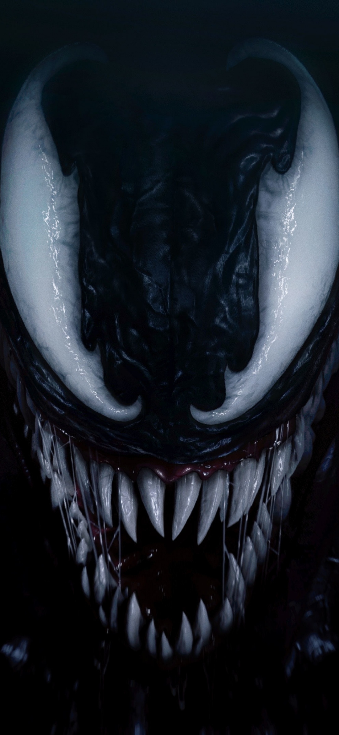 1080x2340 Venom Wallpaper 4K, Black Dark, Phone