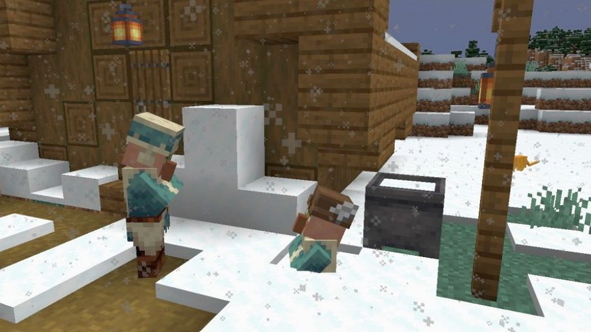 1920x1080 Minecraft's new snapshot means “snow is snowier now”, Desktop