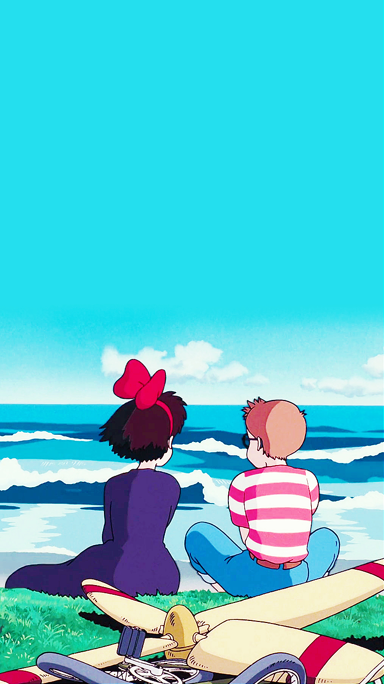 750x1340 Kiki's Delivery Service Phone Background Ghibli photo, Phone