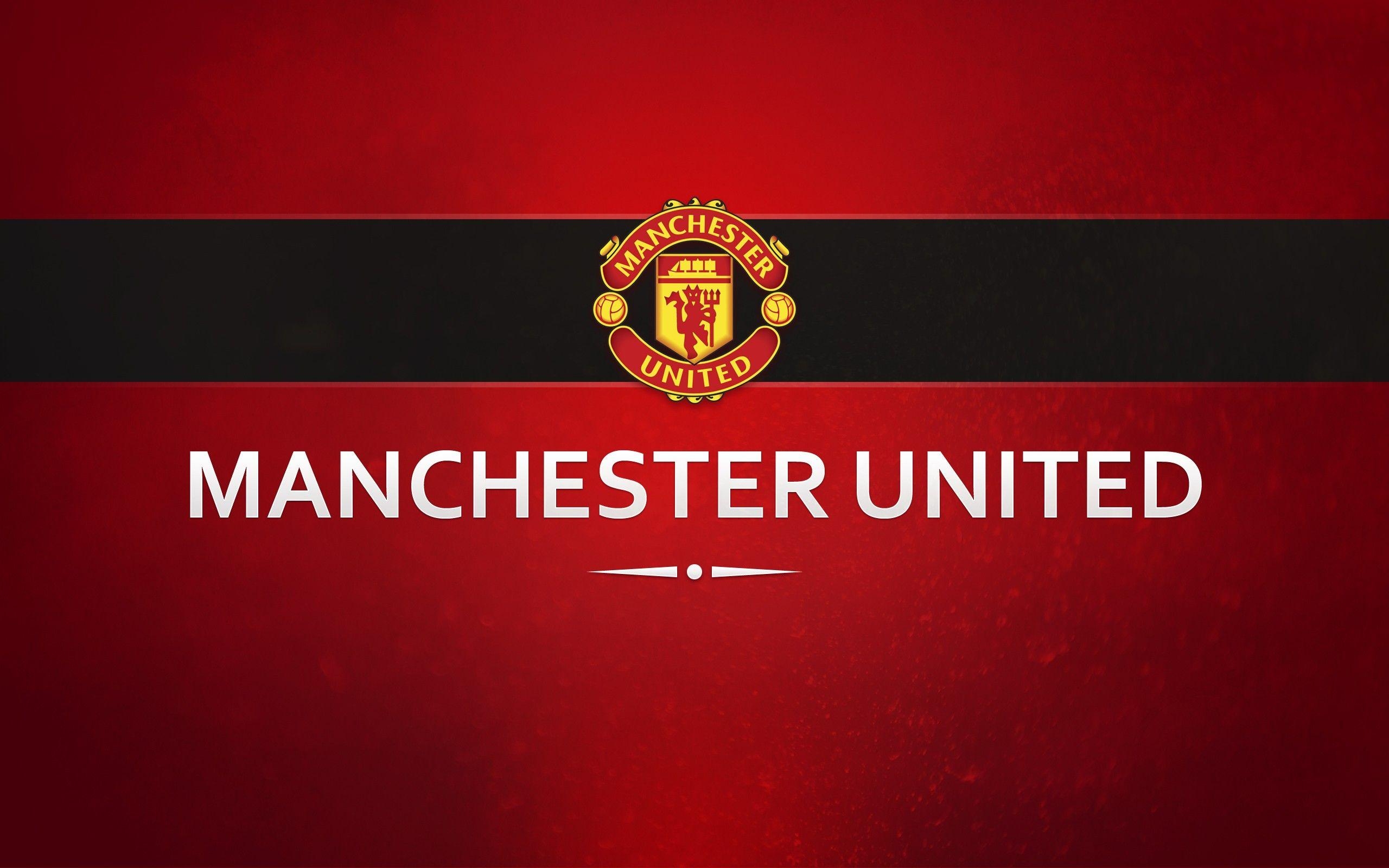 2560x1600 Manchester United, Soccer Clubs, Premier League, Typography, Desktop