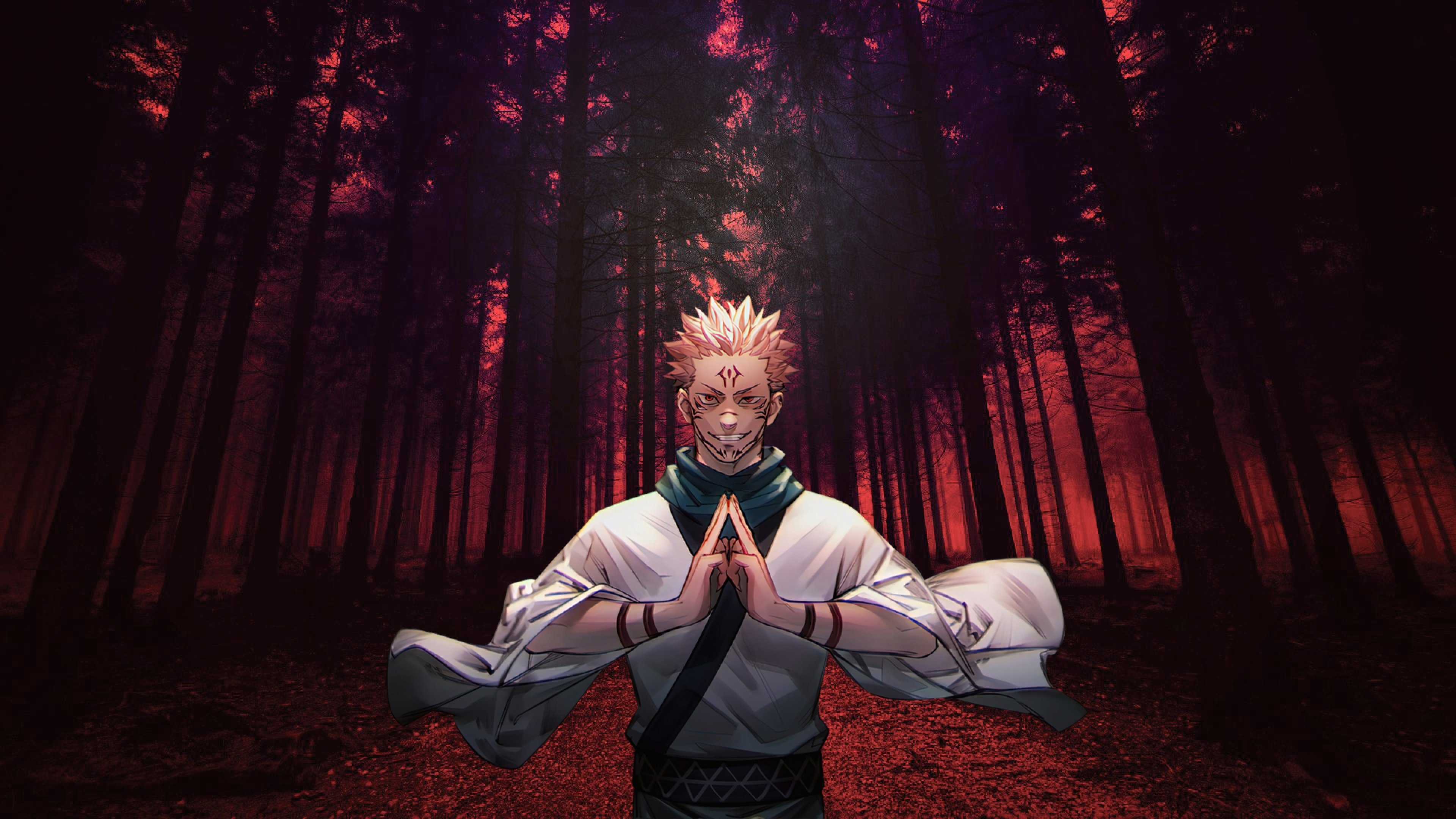 3840x2160 Sakuna from Jujutsu Kaisen Anime Wallpaper 4k HD, Desktop