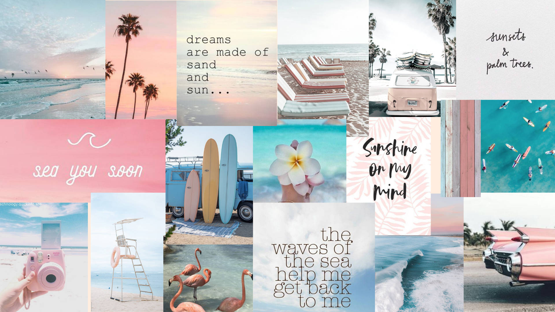 1920x1080 Download Beach Aesthetic Summer Vibes Wallpaper, Desktop