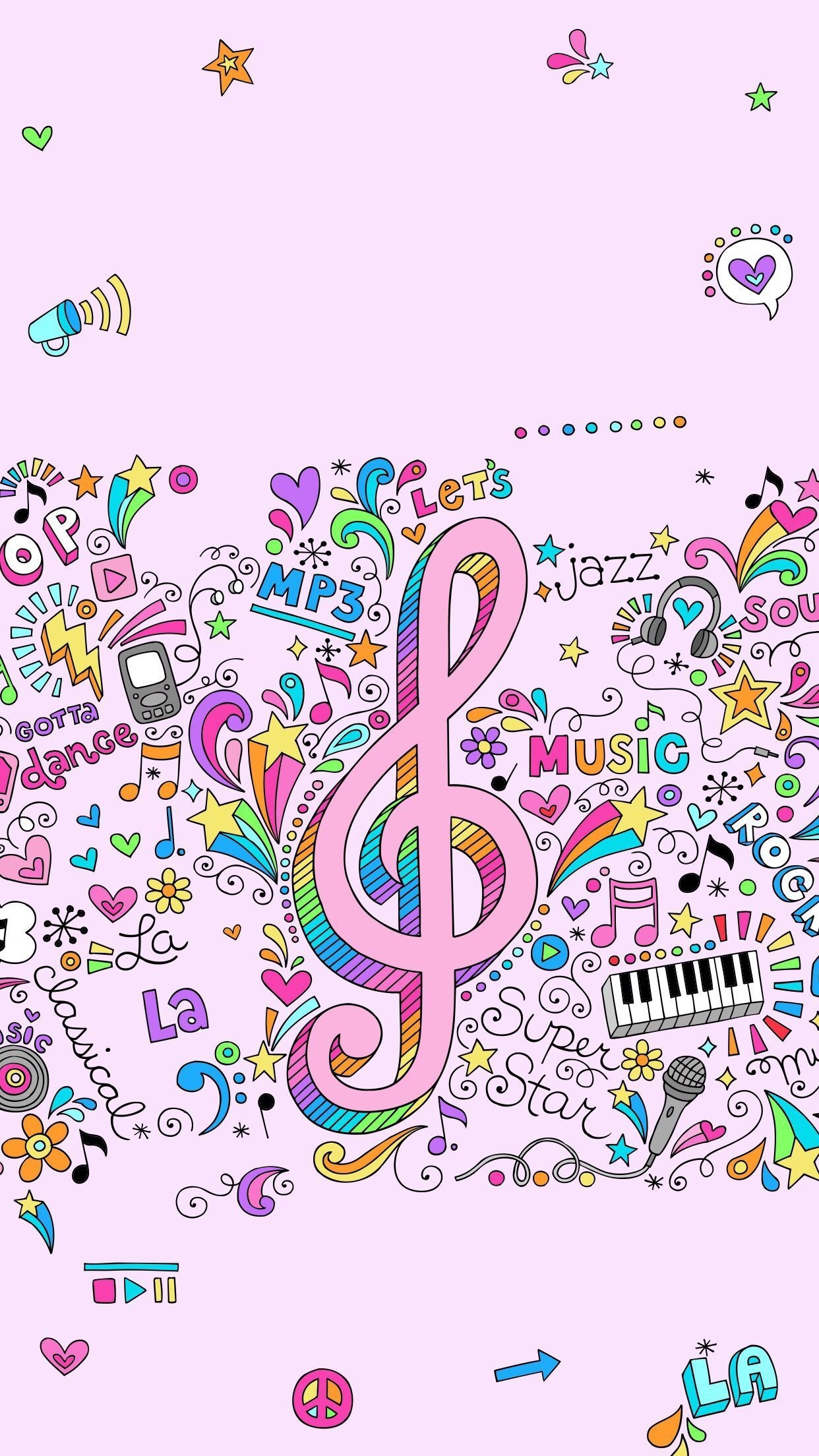 1250x2210 Cute Music Wallpaper Free Cute Music Background, Phone