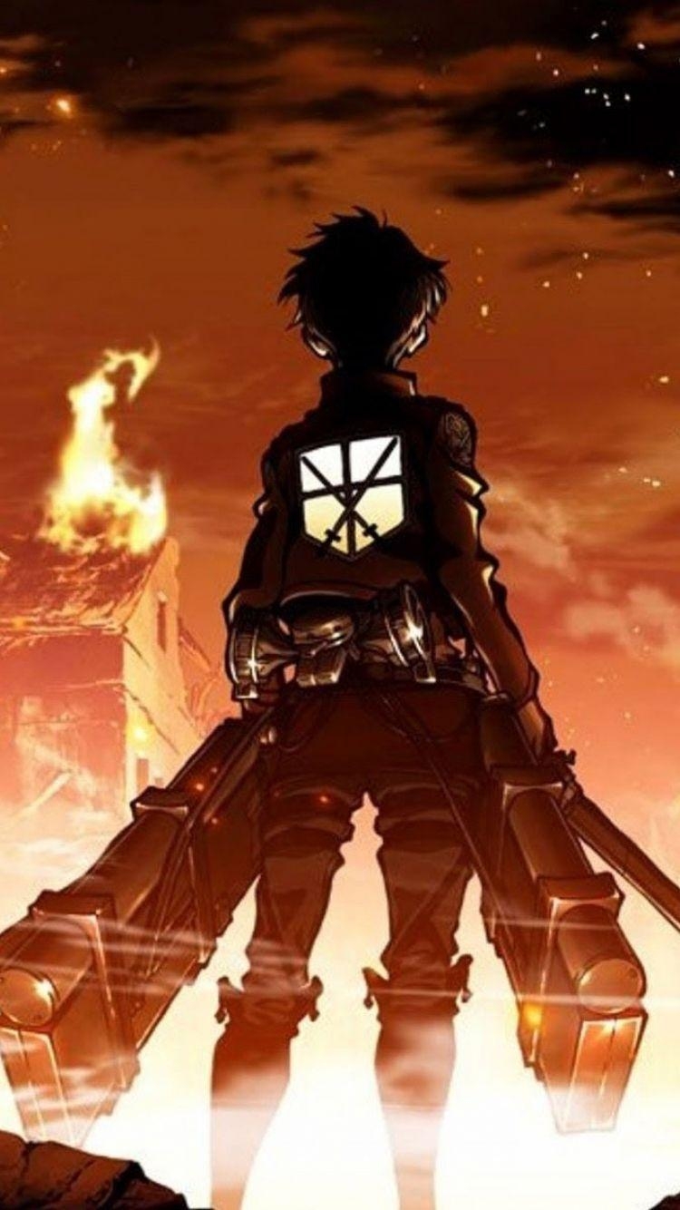 750x1340 Eren Jaeger Phone Wallpaper Free Eren Jaeger Phone Background, Phone