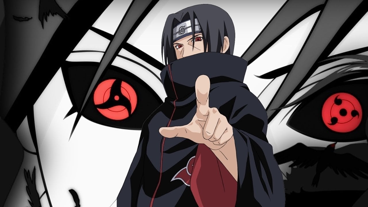 1280x720 This Minimalist Itachi Wallpaper From Naruto Is All You Need For Your Computer, Desktop