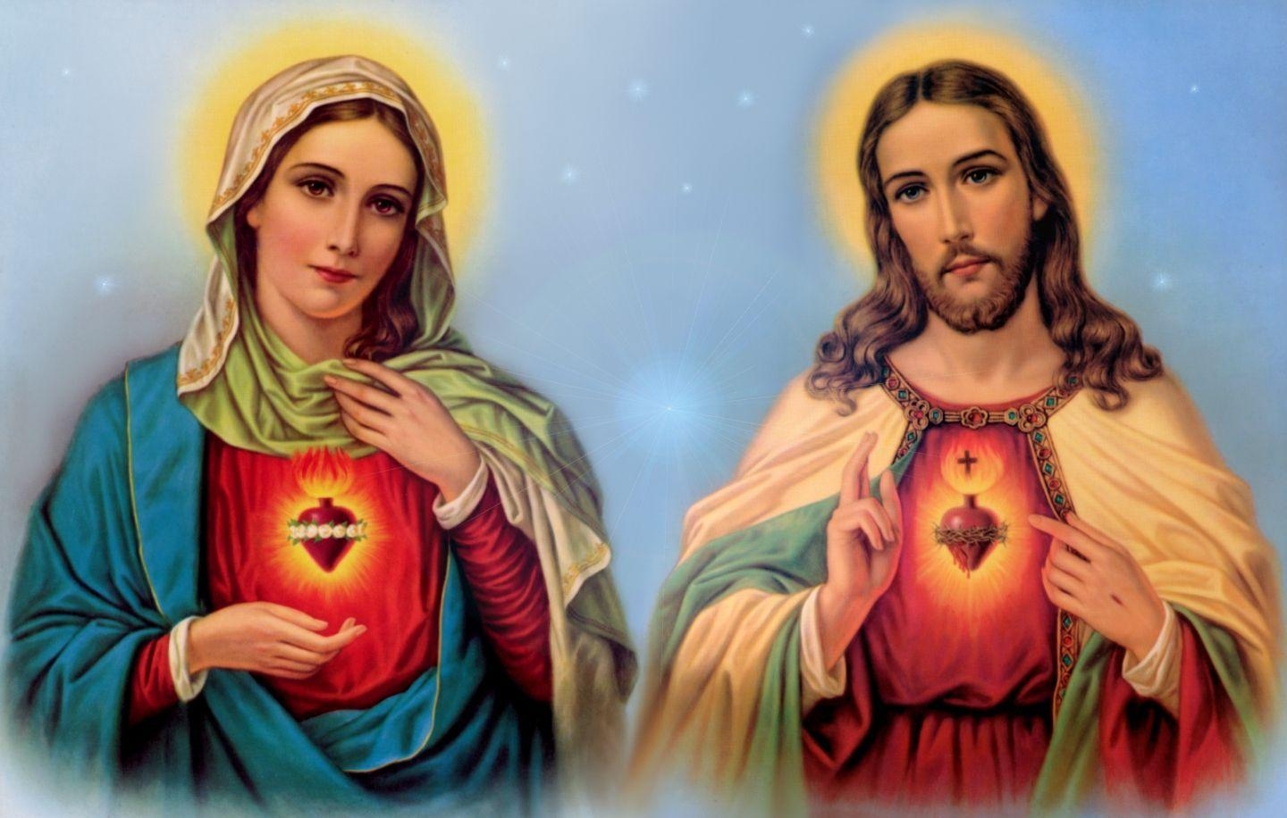 1440x920 Papa Jesus And Mama Mary Picture, Desktop