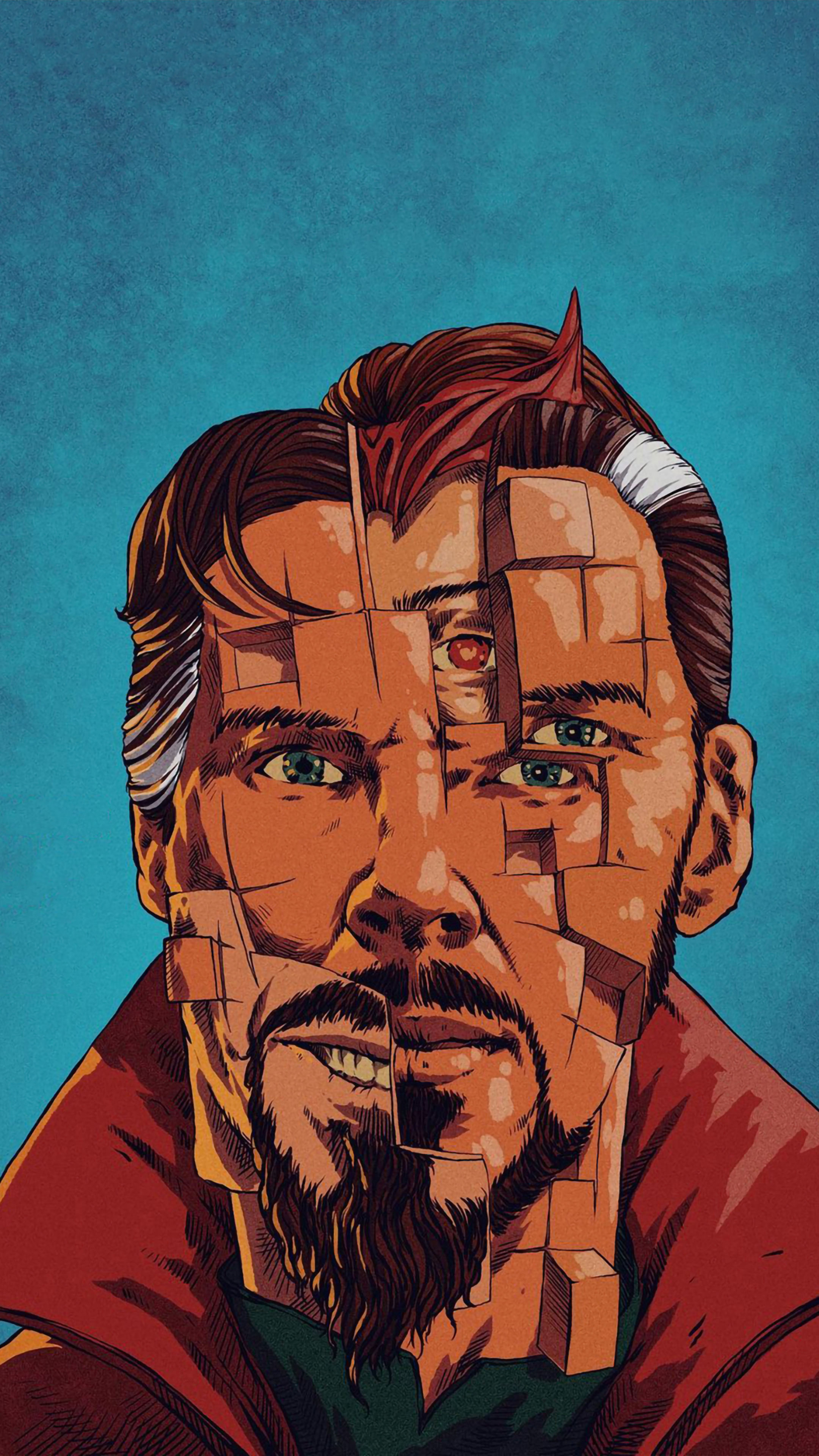 2160x3840 Doctor Strange In The Multiverse Of Madness Minimal Artwork 4K Ultra HD Mobile Wallpaper, Phone